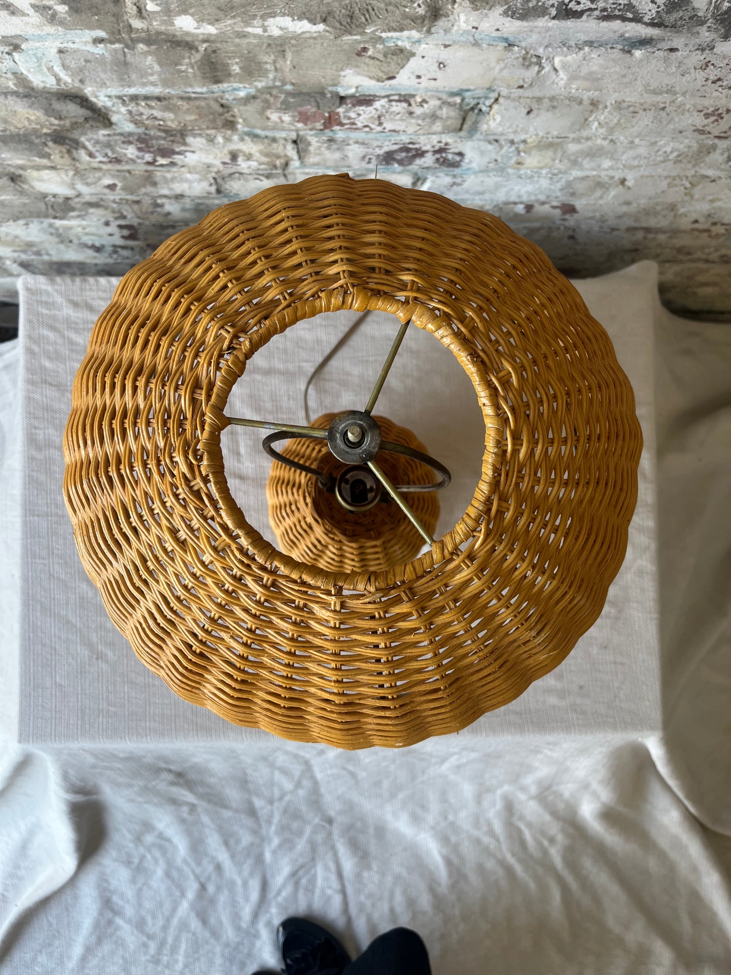 Small Wicker Lamp