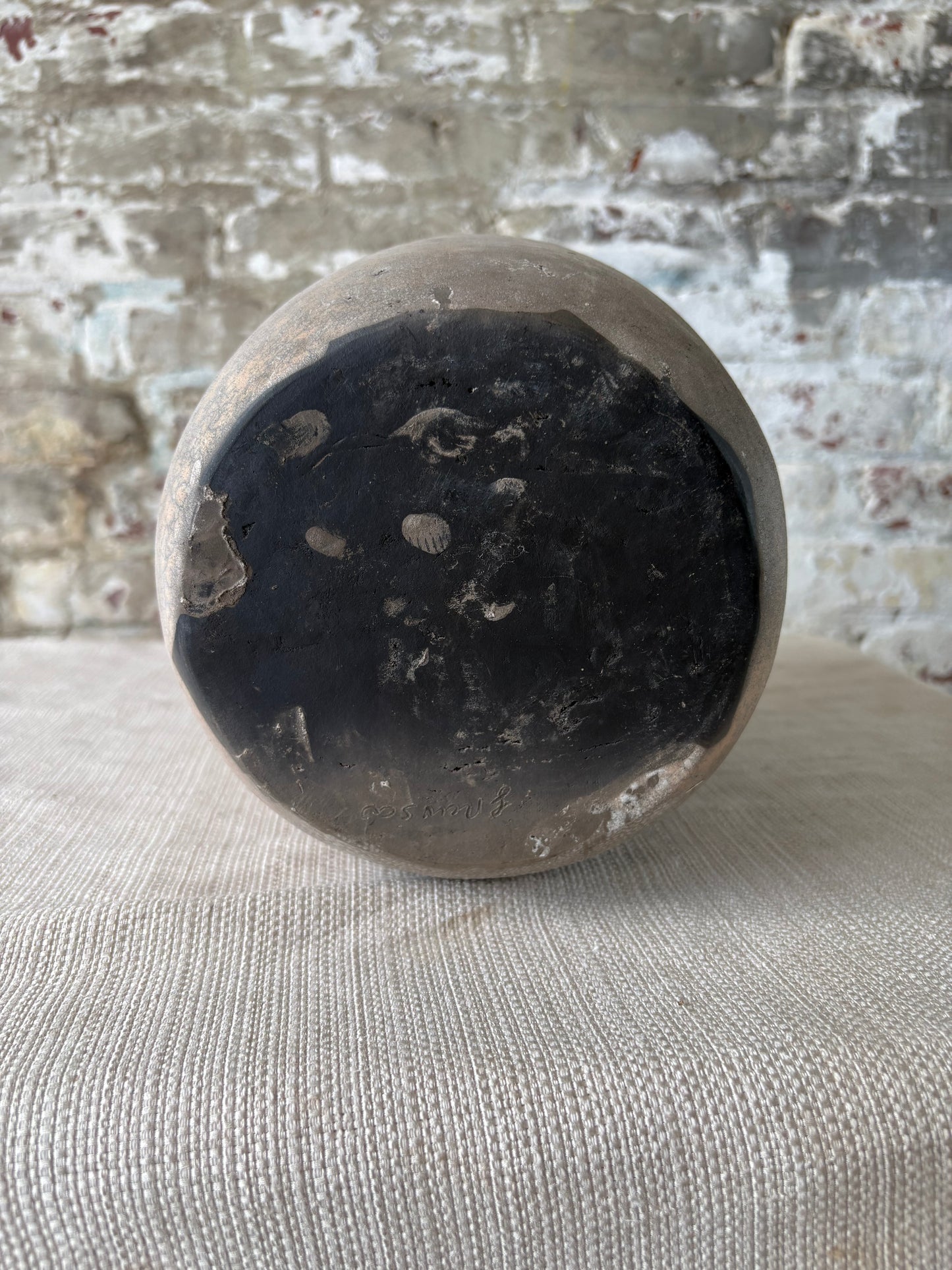 Oaxaca Tibon Glaze Vase / Handcrafted Artisan Ceramic Vessel