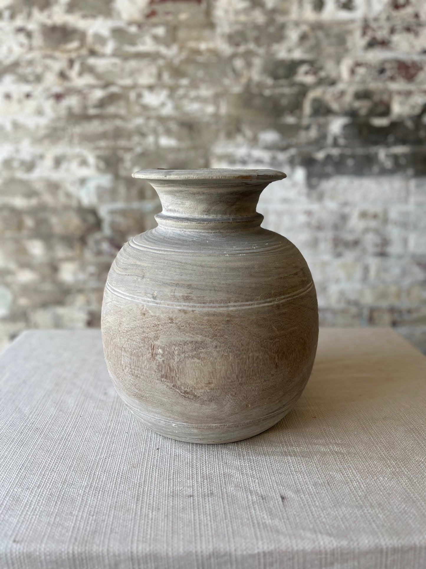 Hand-Carved Vintage Wooden Pots – Individually/Price Sold