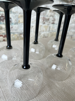 Set of 6 Luminarc France Wine Glasses