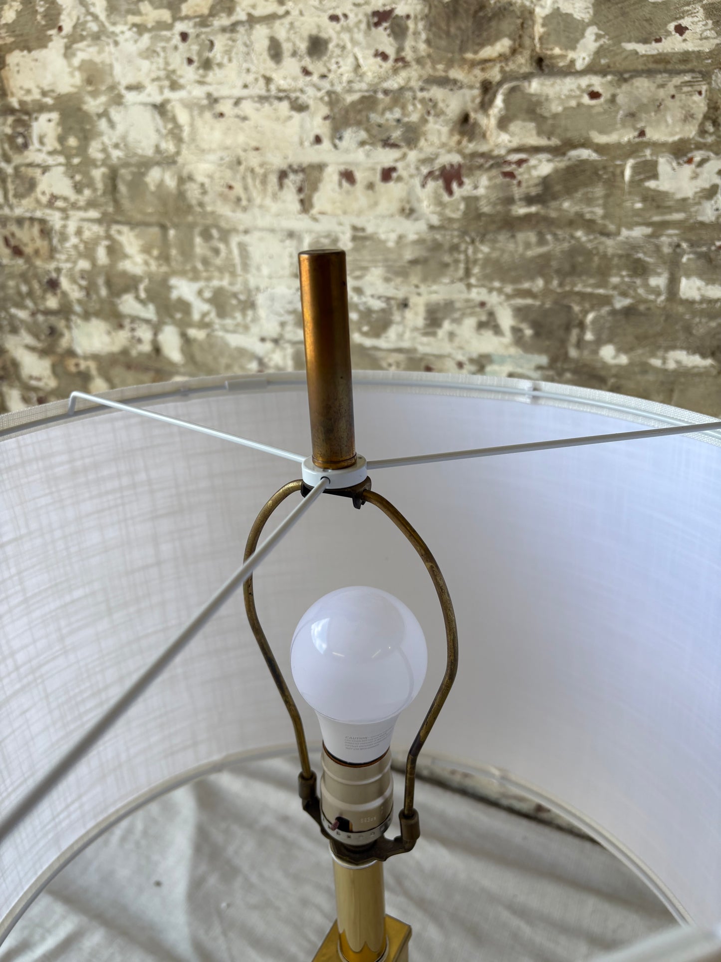 Brass & Acrylic Table Lamp