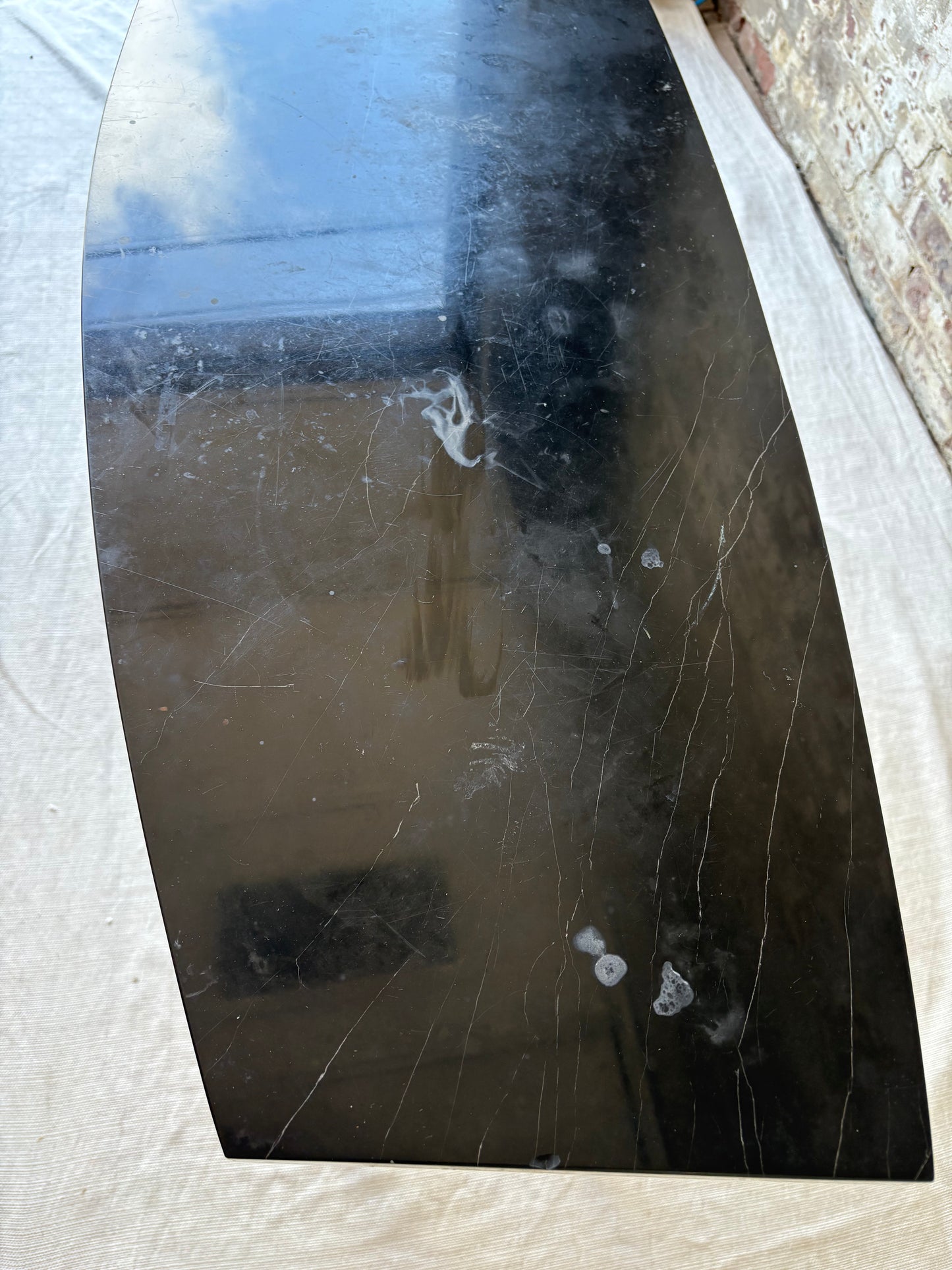 Black Marble Console