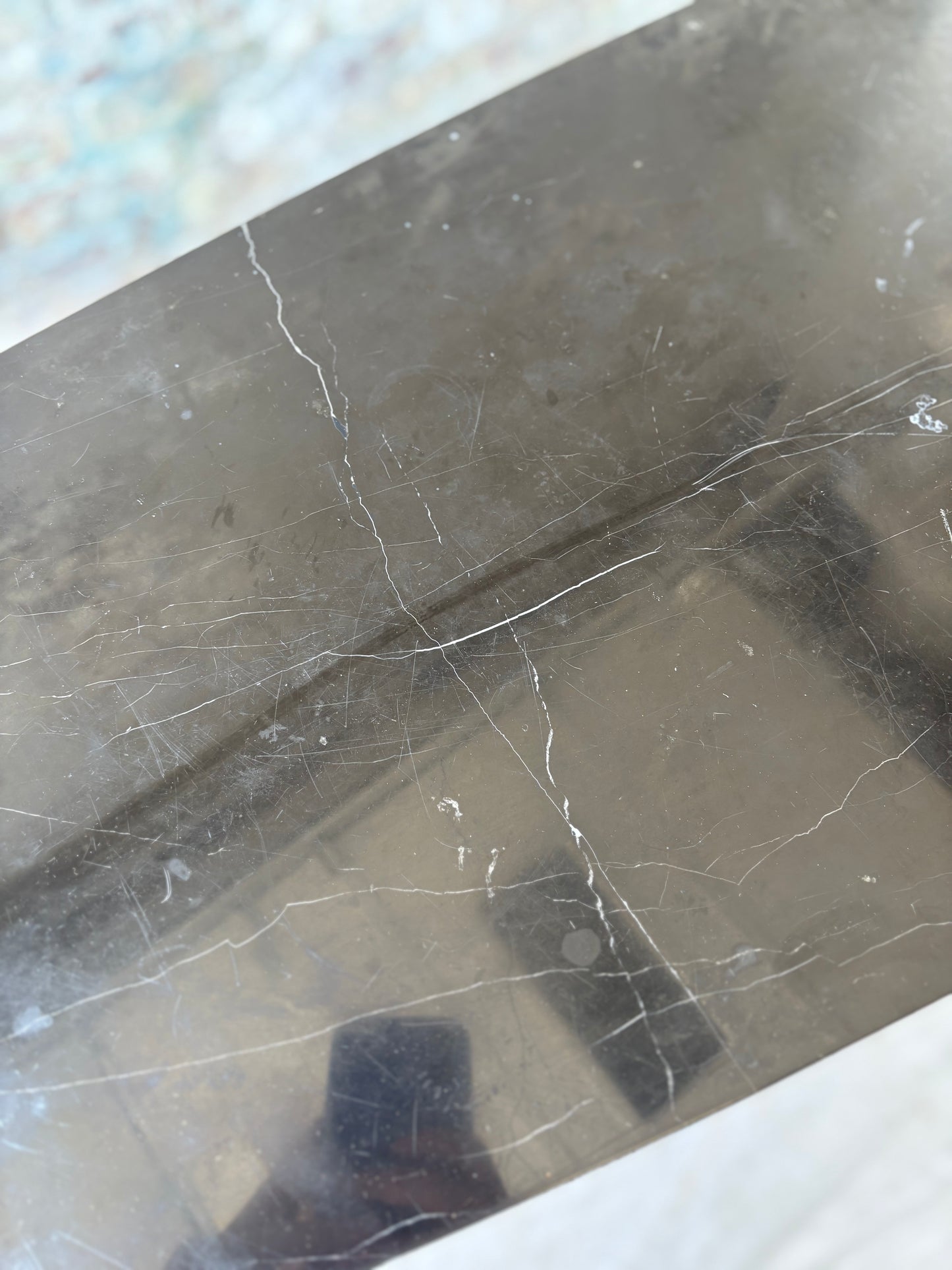 Black Marble Console