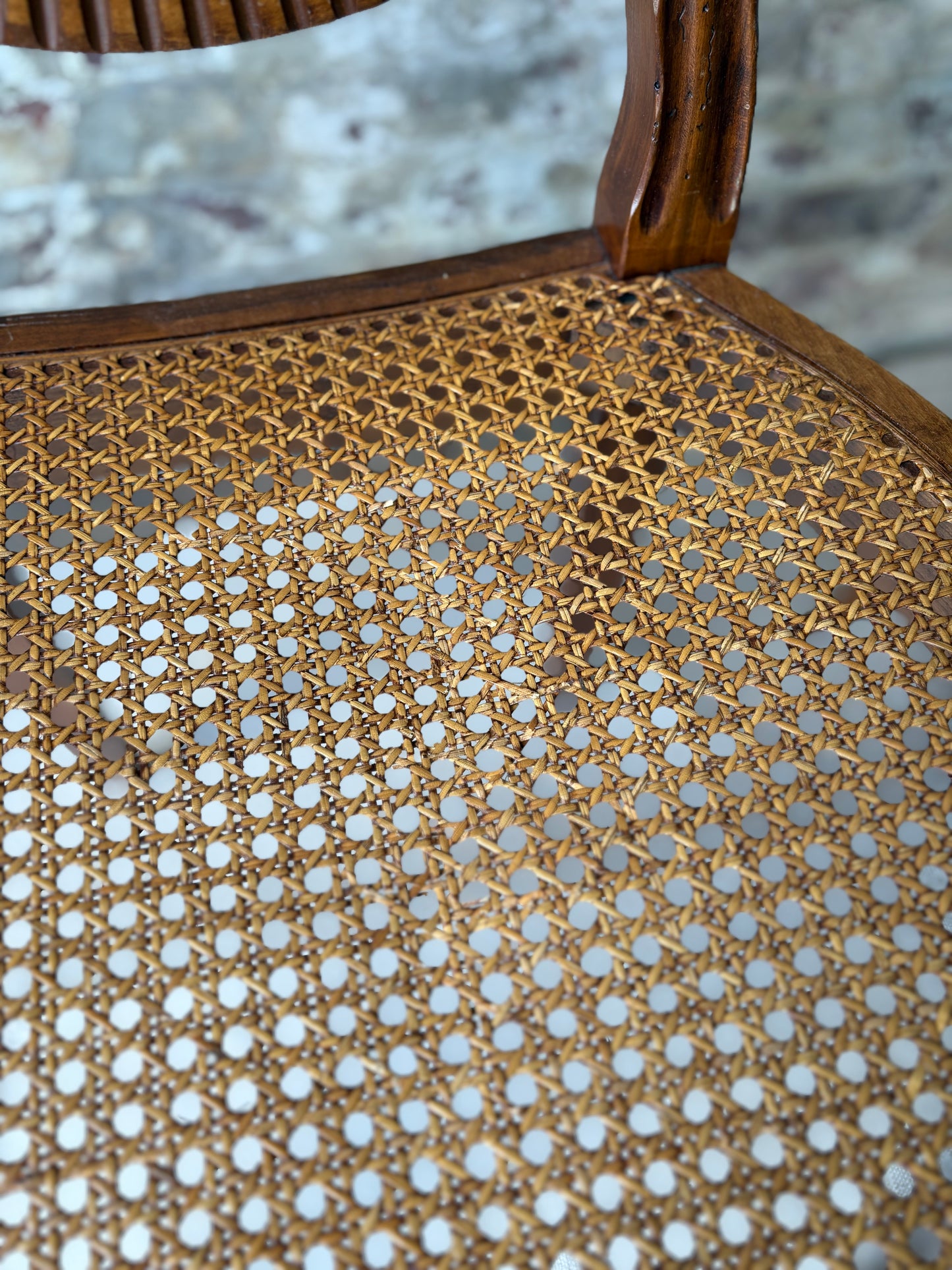 Rattan Sunburst Dining Chairs (Set of 6)