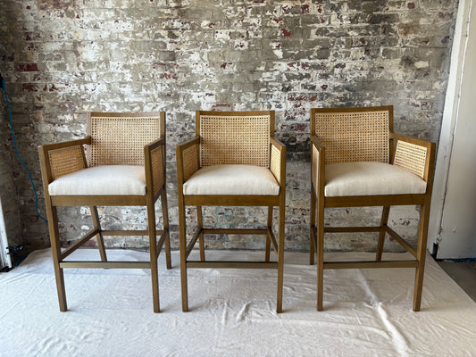 Brass Counter Stools (3)