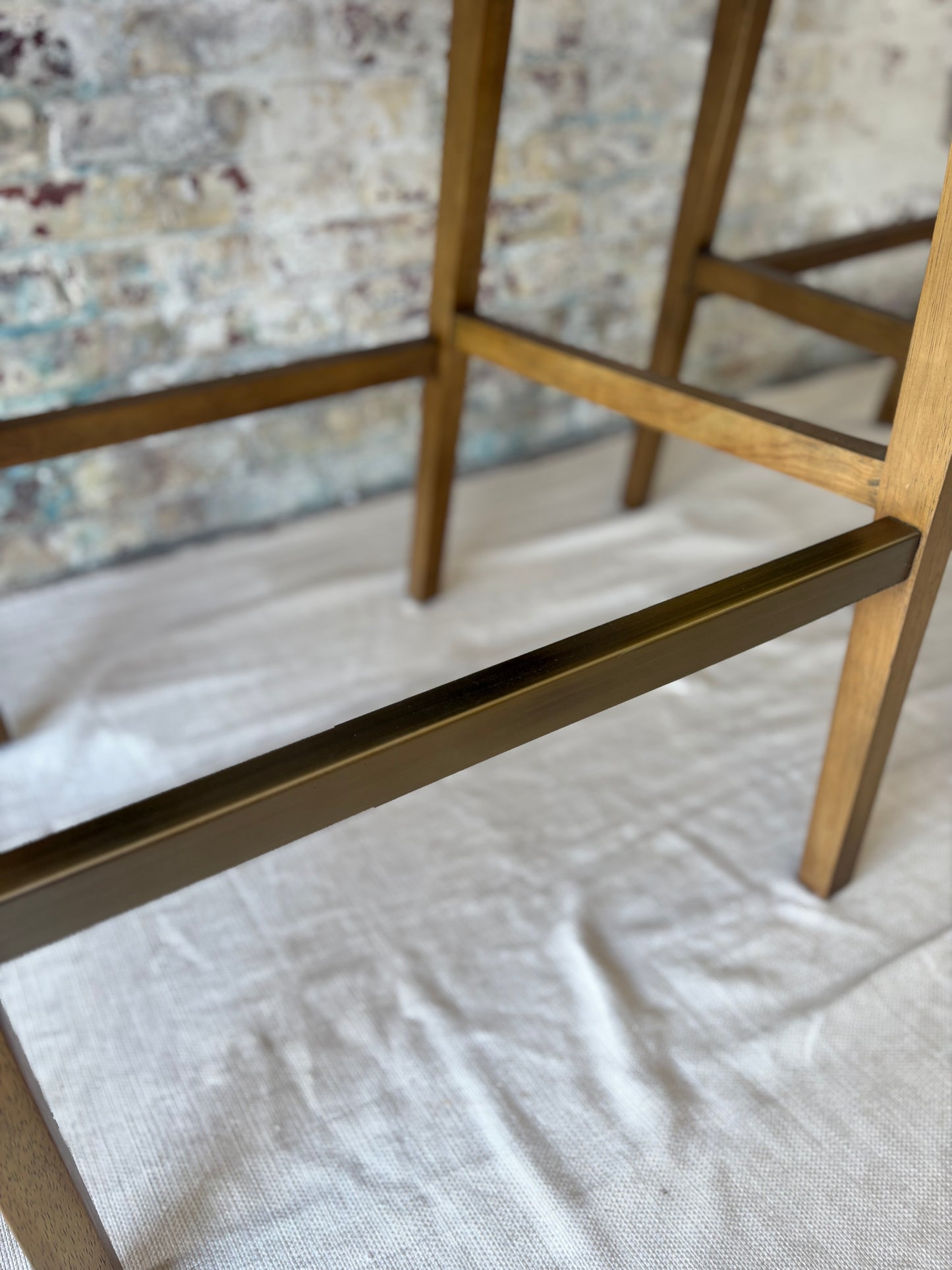 Brass Counter Stools (3)