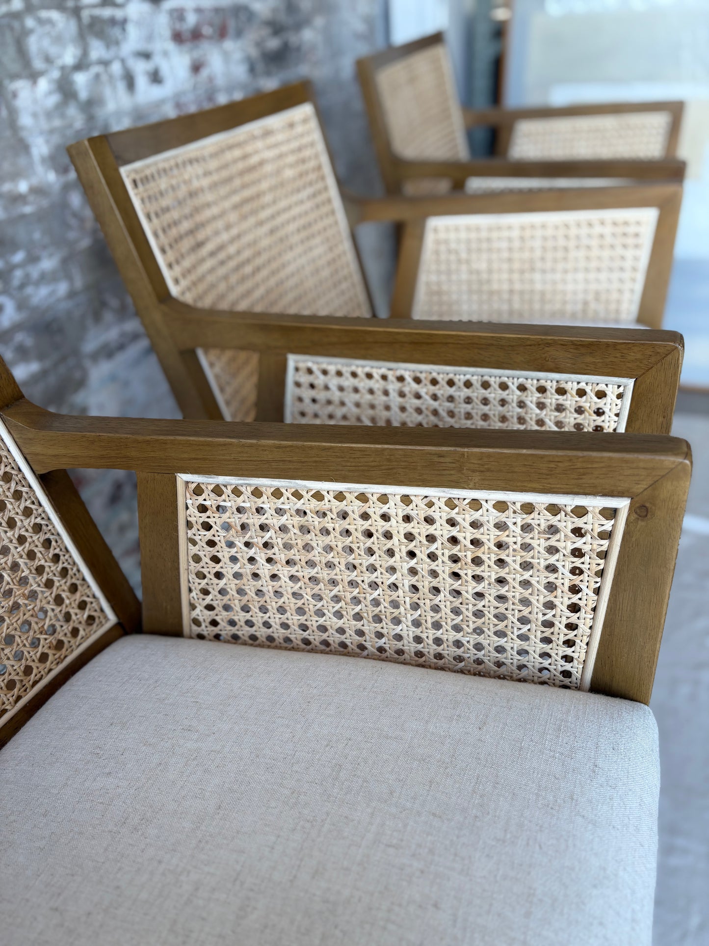 Brass Counter Stools (3)