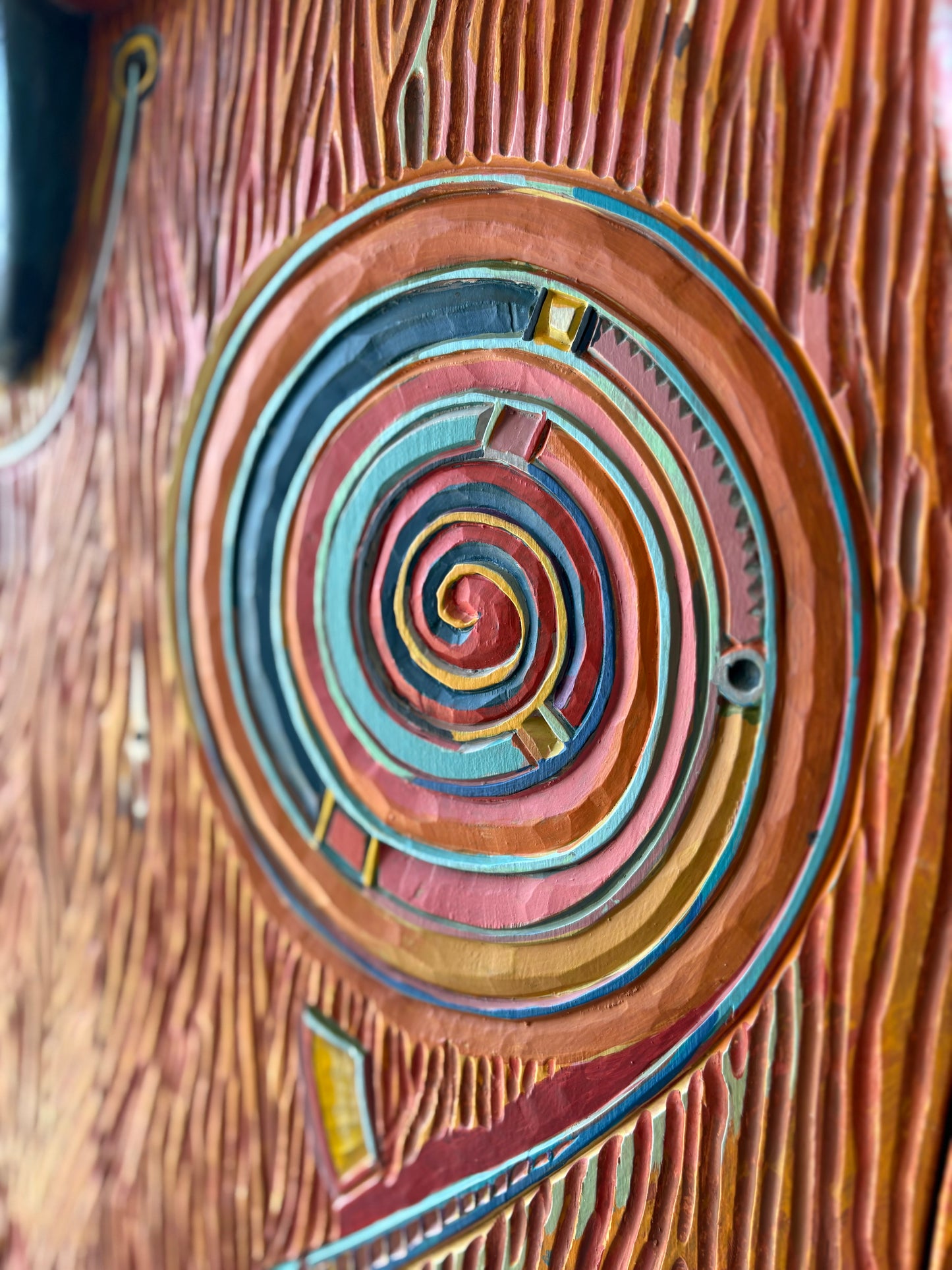 Tommy Simpson Cabinet – Hand-Carved, One-of-a-Kind Studio Masterpiece - "She's an Italian Evening"