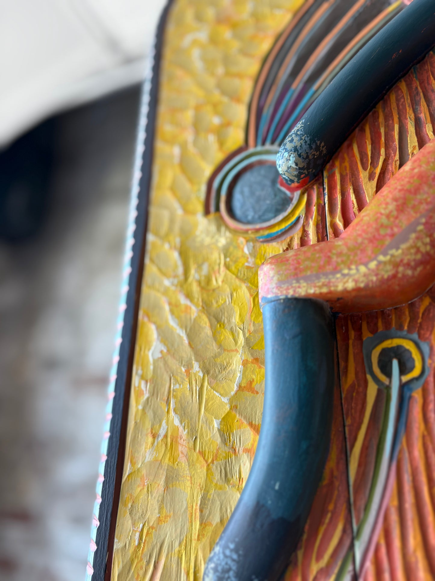 Tommy Simpson Cabinet – Hand-Carved, One-of-a-Kind Studio Masterpiece - "She's an Italian Evening"