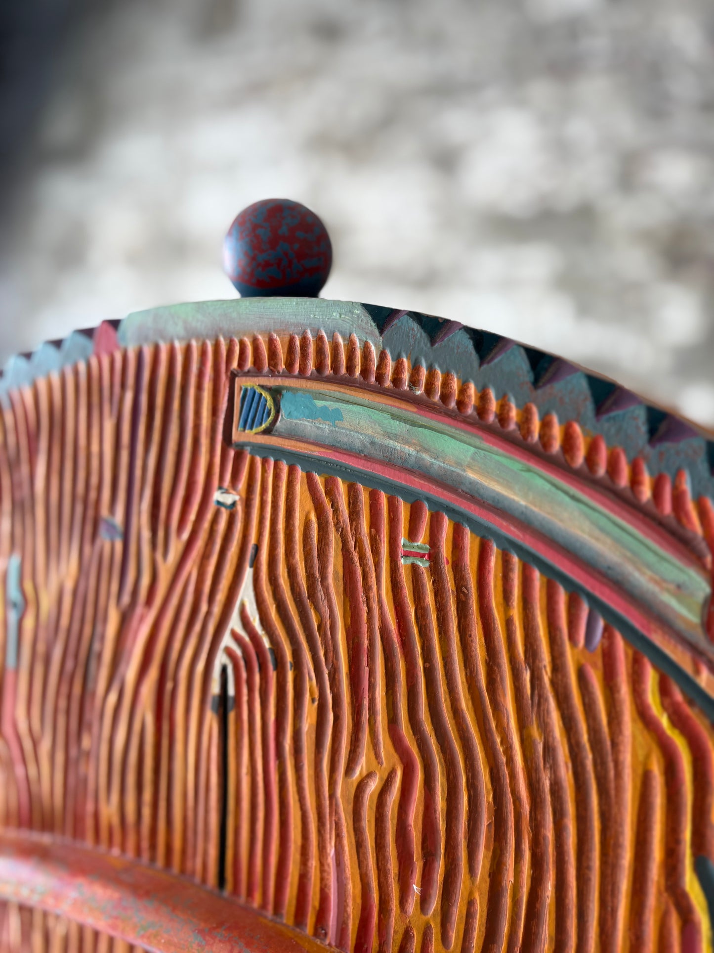 Tommy Simpson Cabinet – Hand-Carved, One-of-a-Kind Studio Masterpiece - "She's an Italian Evening"