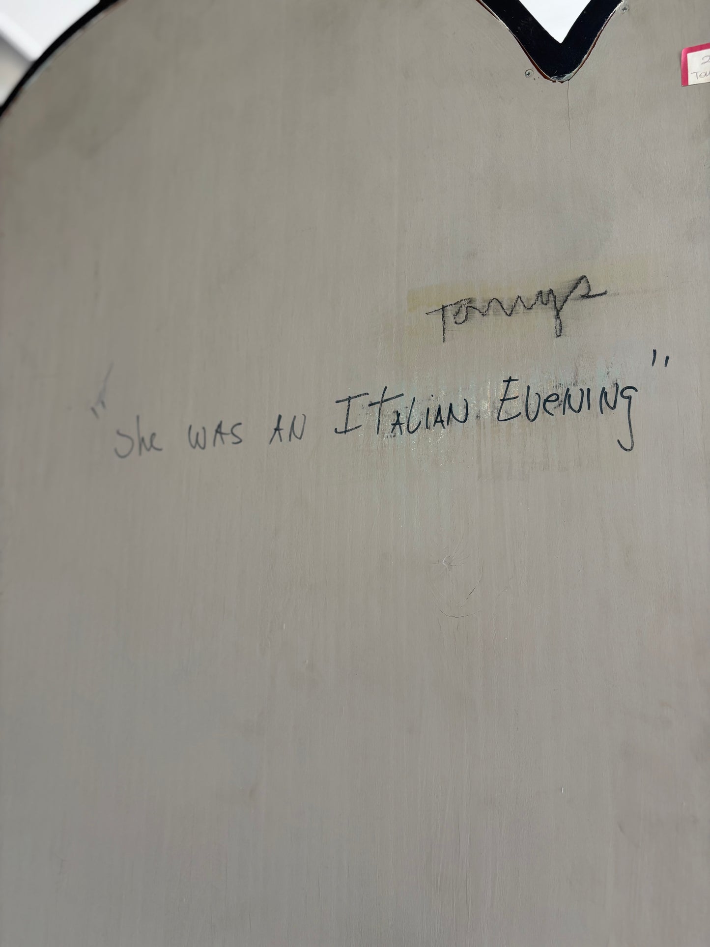 Tommy Simpson Cabinet – Hand-Carved, One-of-a-Kind Studio Masterpiece - "She's an Italian Evening"