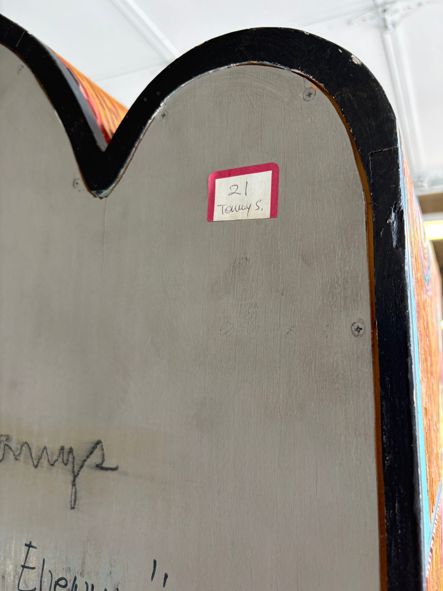 Tommy Simpson Cabinet – Hand-Carved, One-of-a-Kind Studio Masterpiece - "She's an Italian Evening"