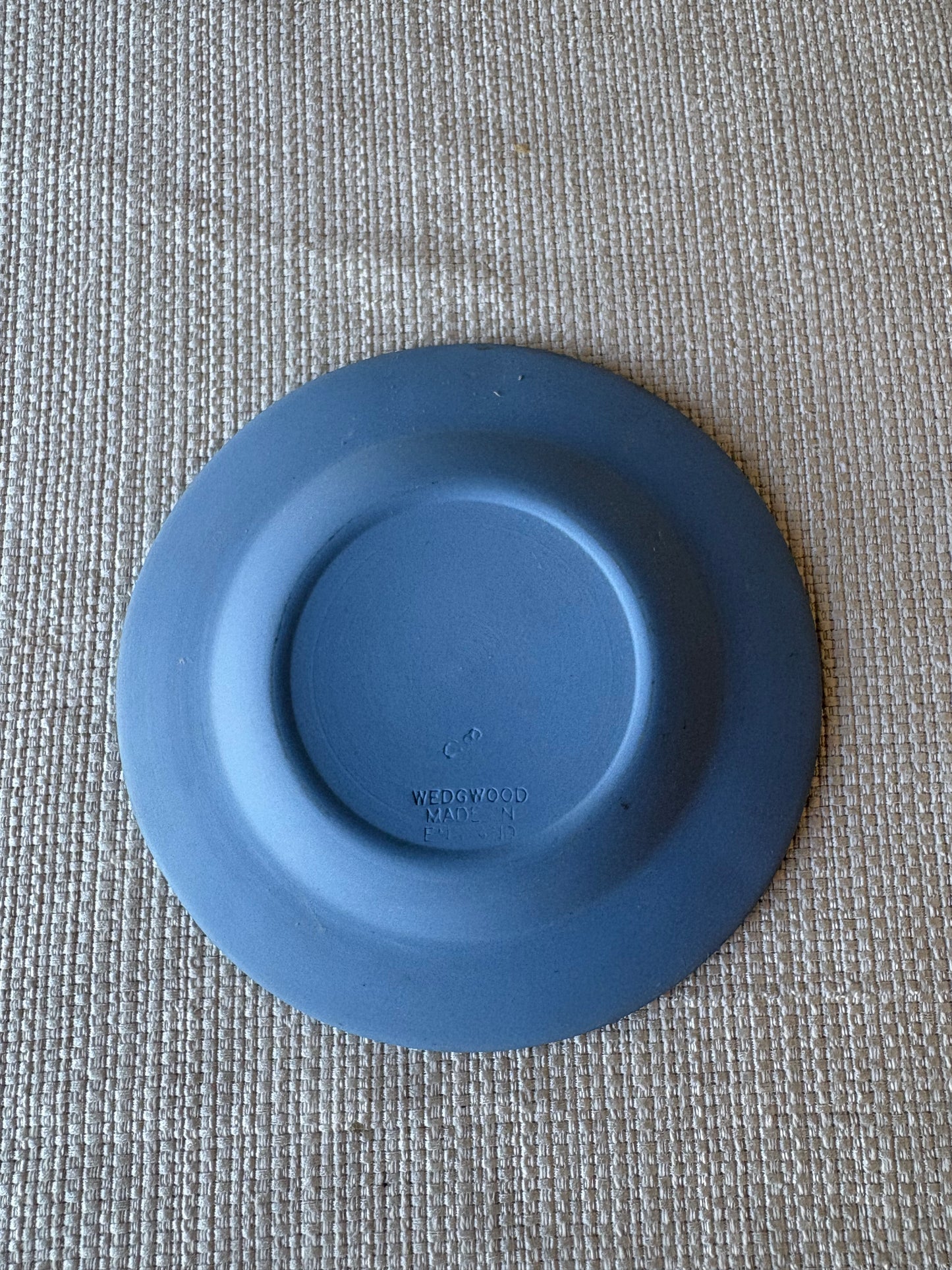 Vintage Wedgwood Jasperware Blue Ashtray / Trinket Dish – Made in England