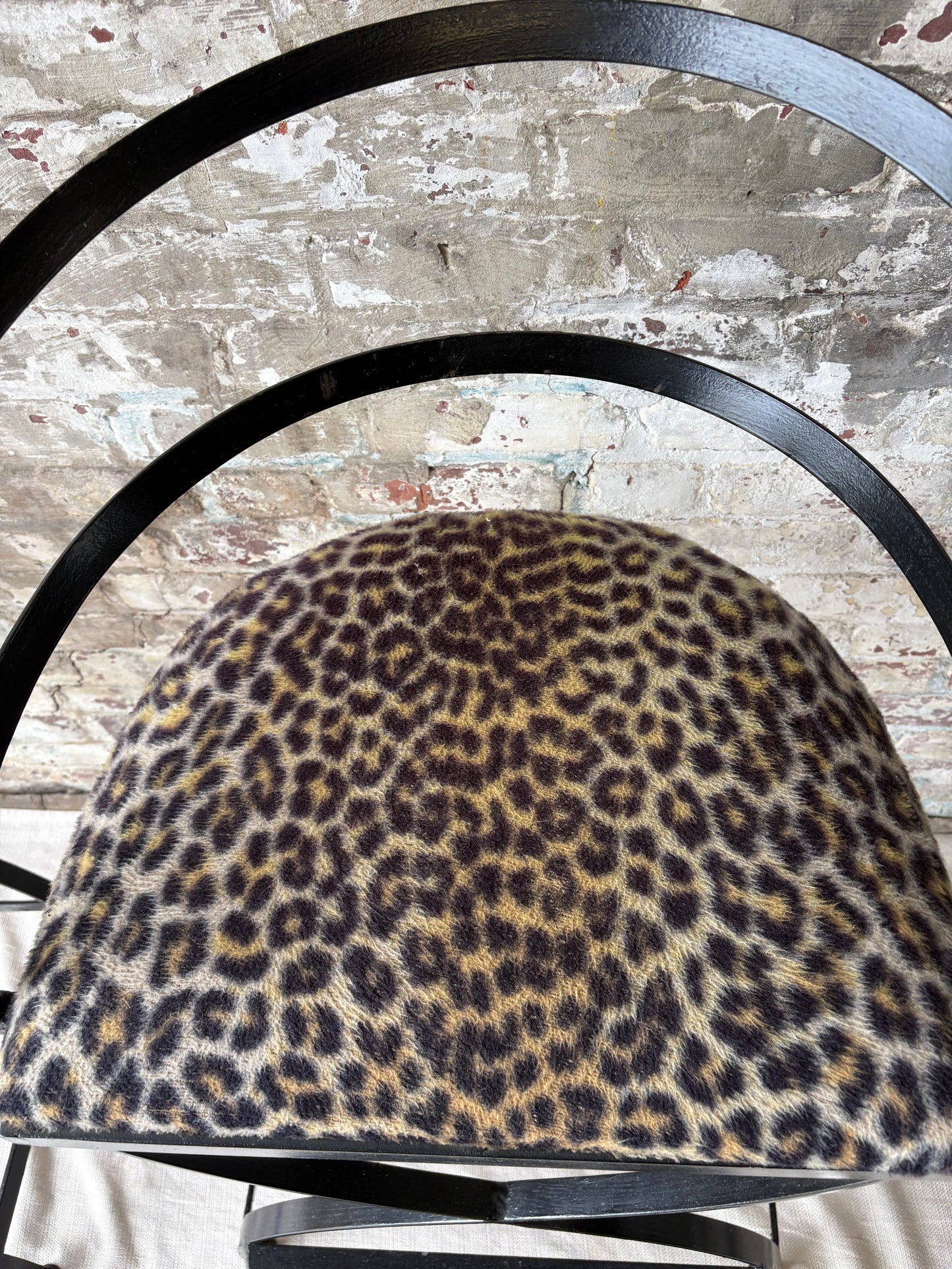 Black Iron Barstools - Set of 3