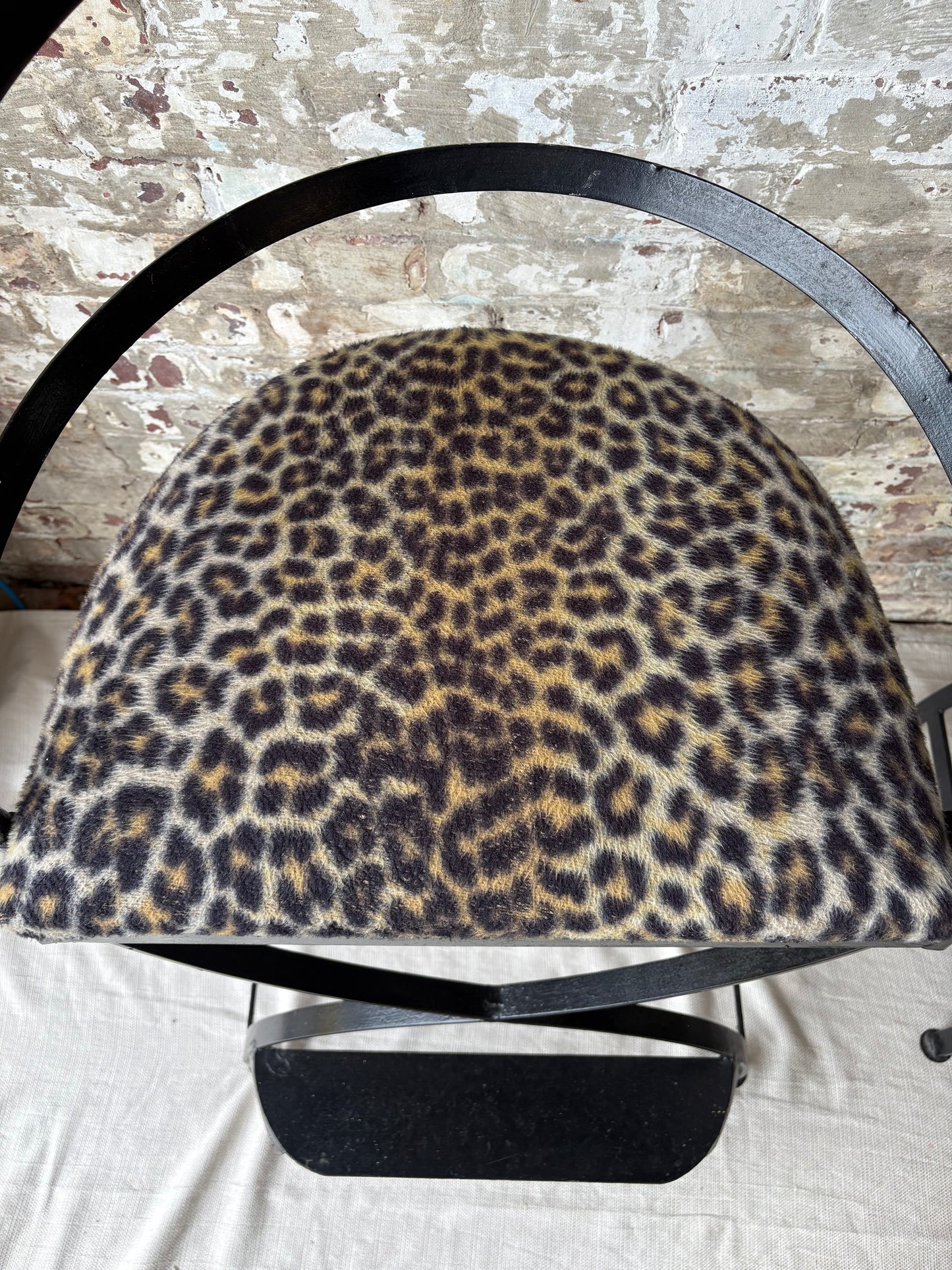 Black Iron Barstools - Set of 3