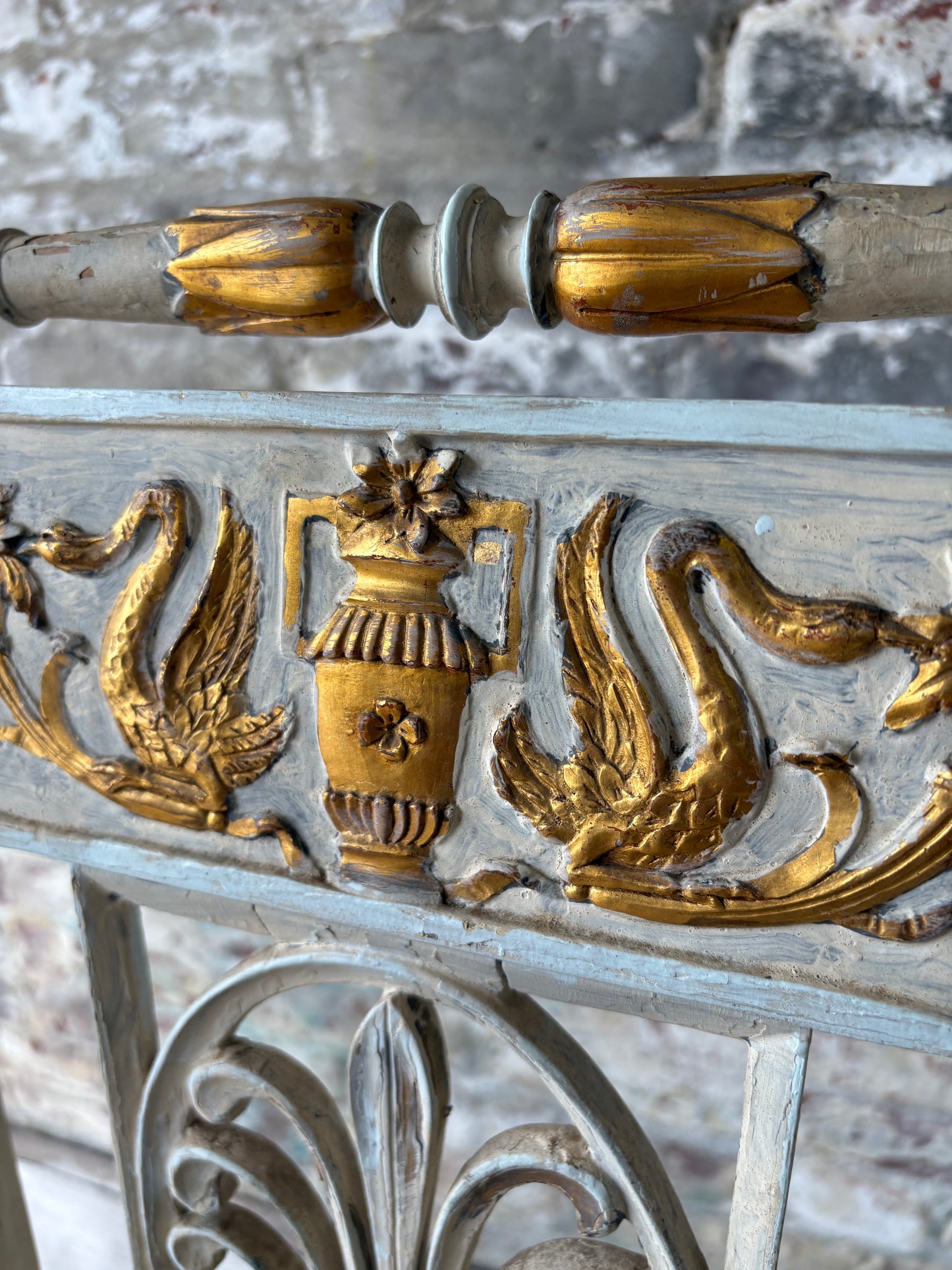 Pair of Antique Neoclassical Painted Side Chairs – Provenance from the Heiress of Macy’s Estate