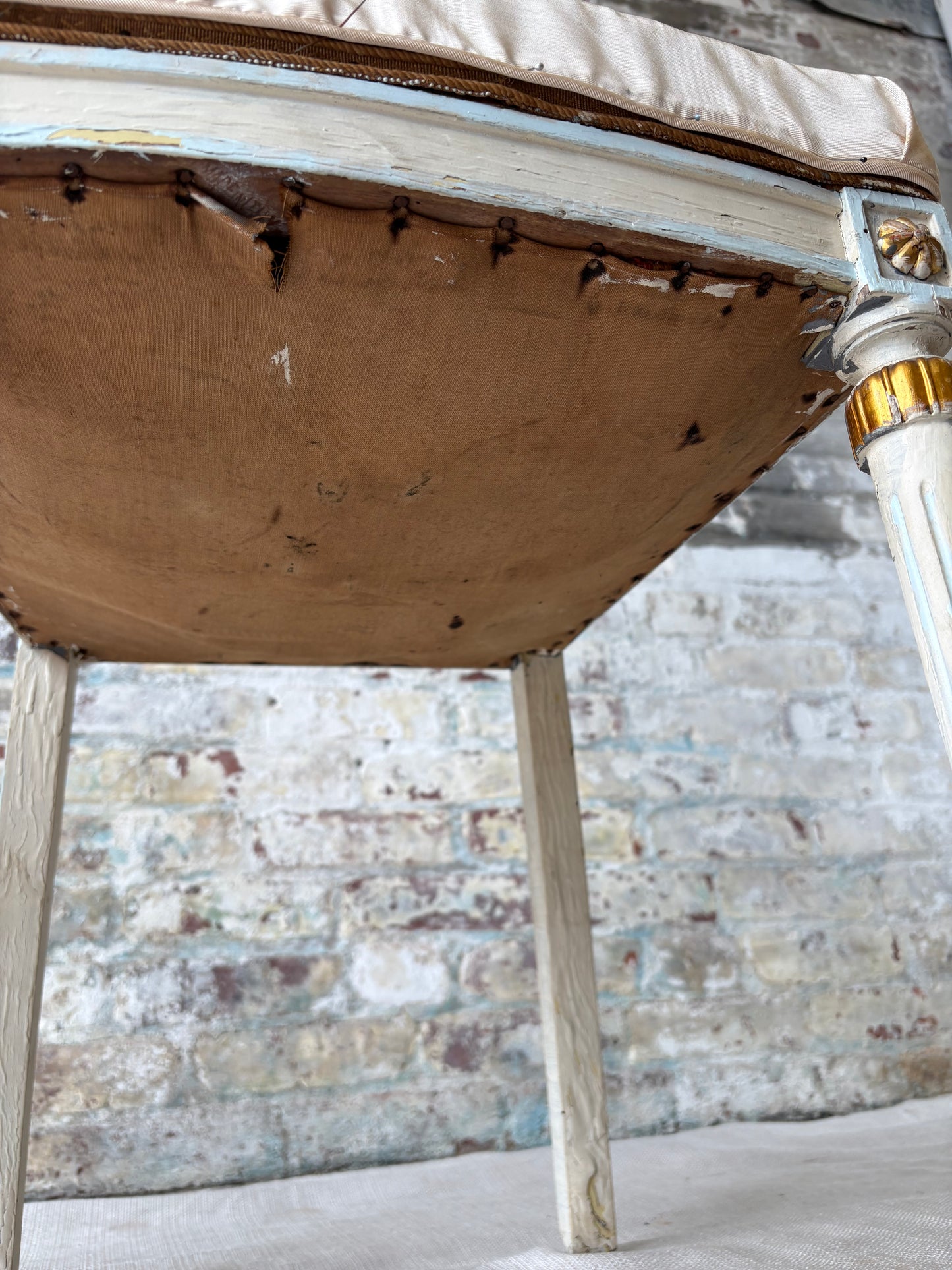 Pair of Antique Neoclassical Painted Side Chairs – Provenance from the Heiress of Macy’s Estate