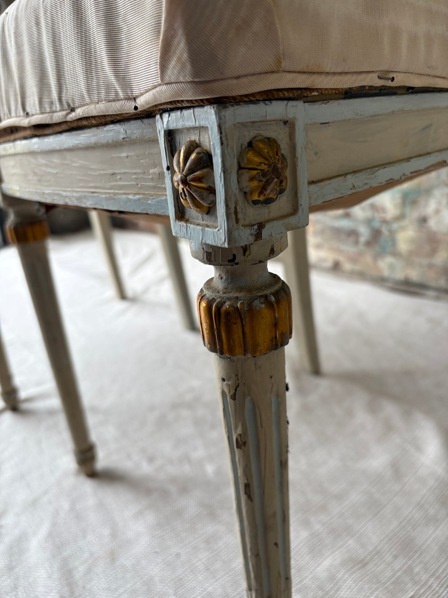 Pair of Antique Neoclassical Painted Side Chairs – Provenance from the Heiress of Macy’s Estate