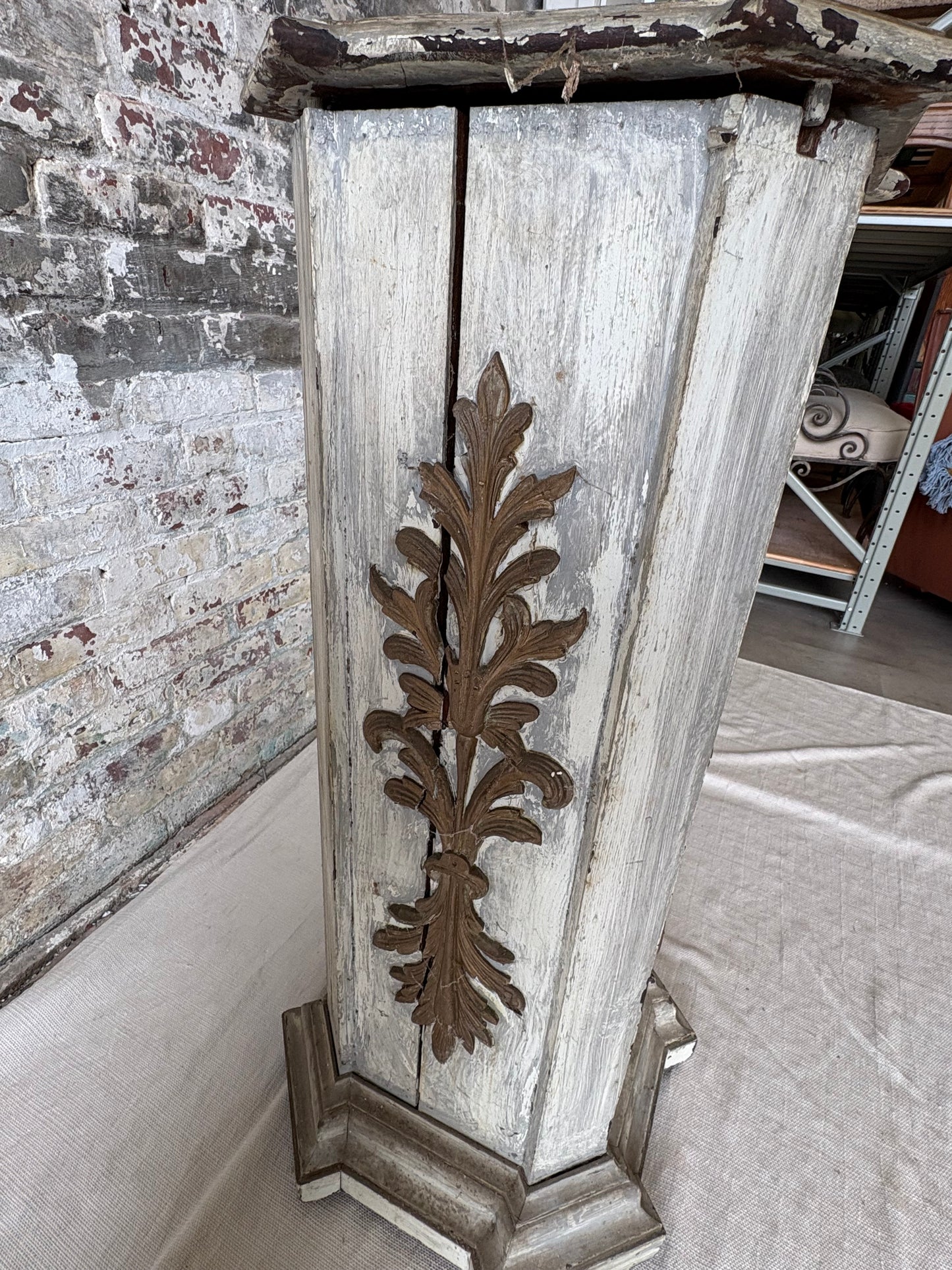 Pair of Vintage Wood Pedestals