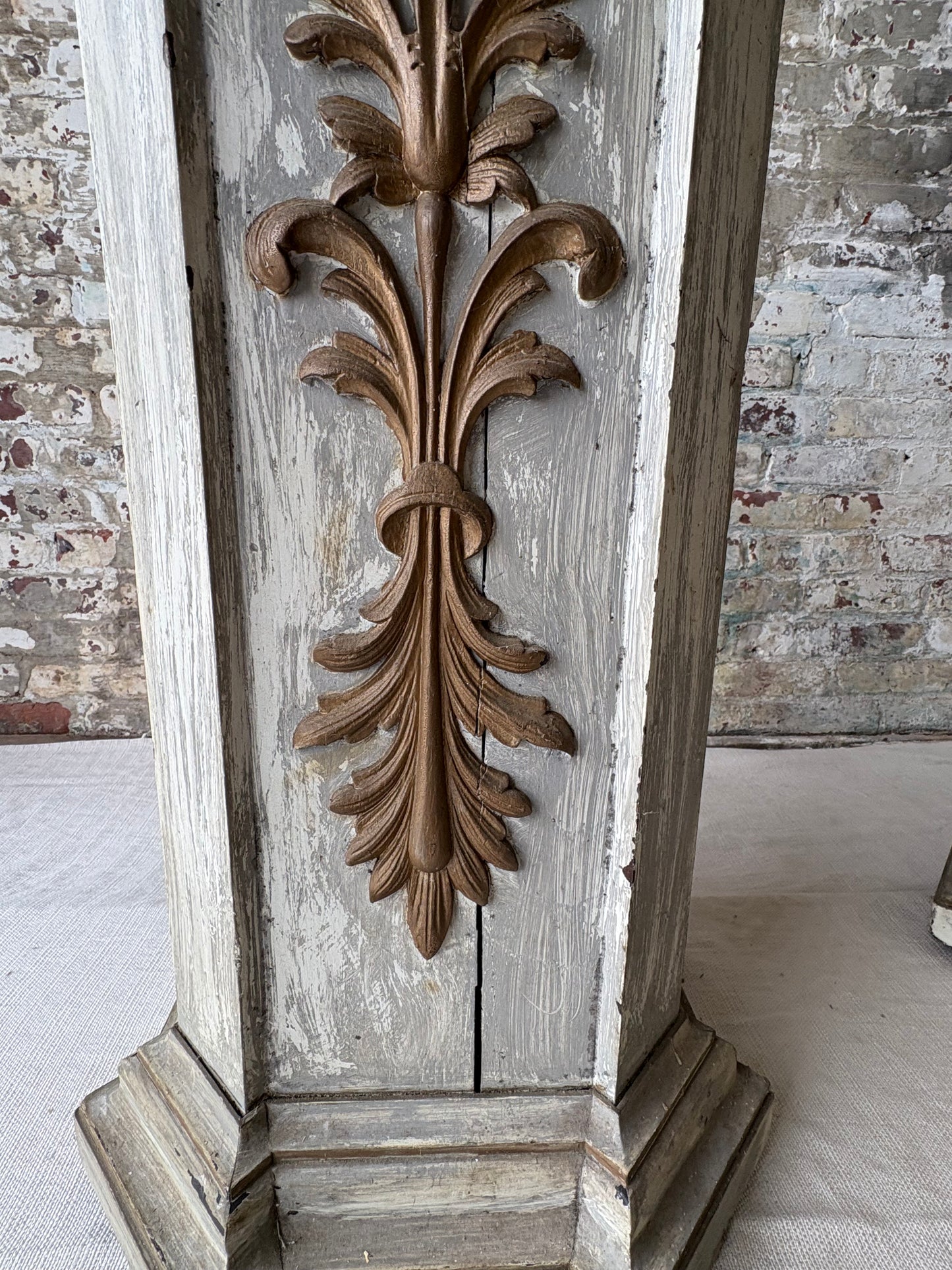 Pair of Vintage Wood Pedestals