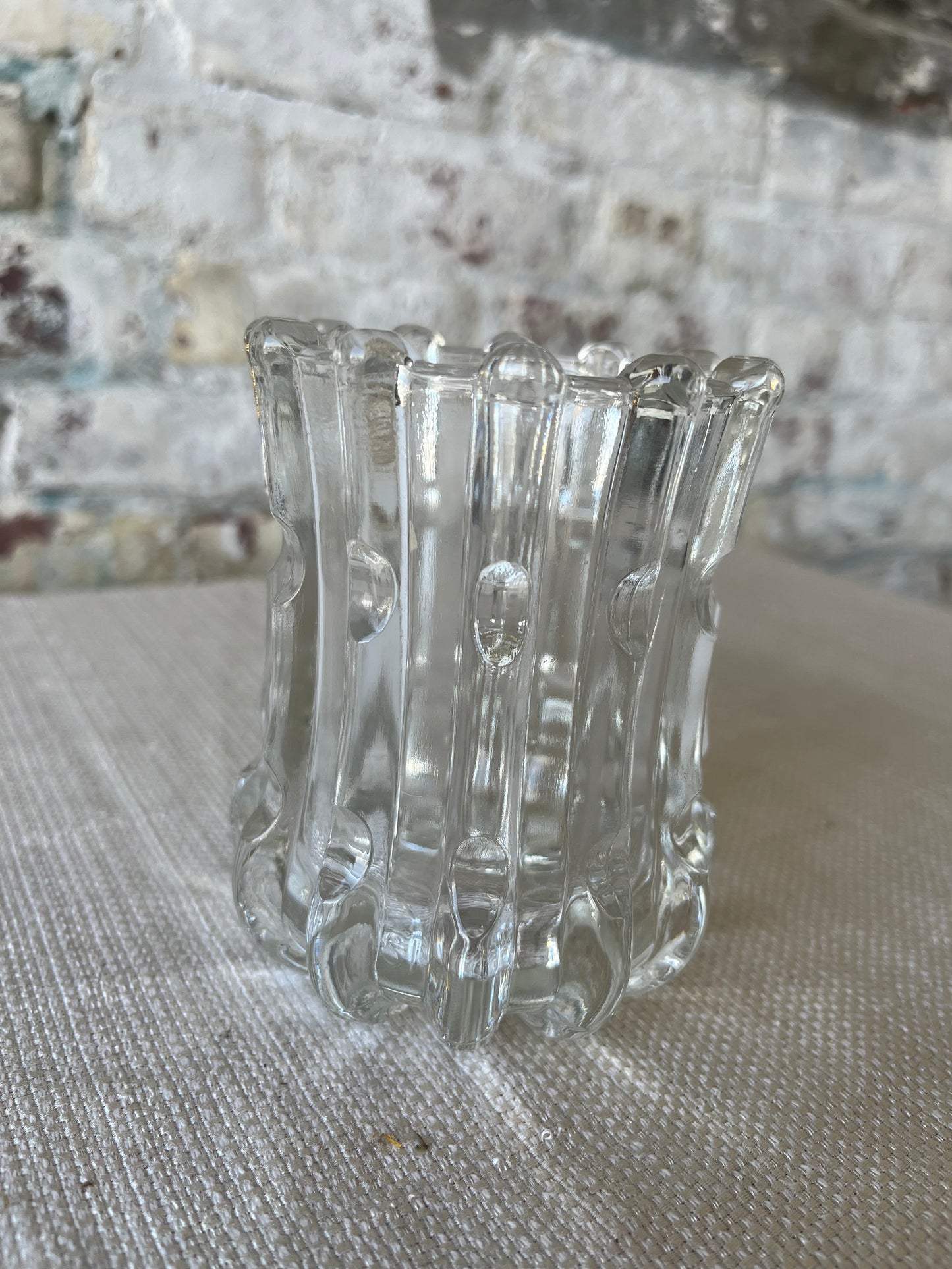 Vintage Imperial Glass Ohio Broken Column Open Sugar, Spooner or Vase