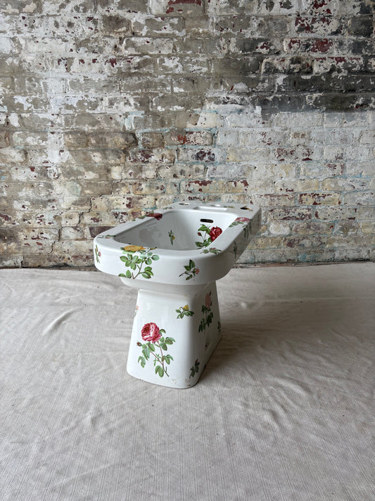Rare Hand-Painted Floral Porcelain Bidet from the Estate of the Heiress to Macy’s