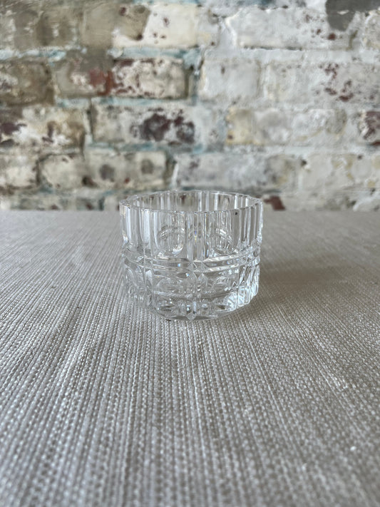 Vintage German Crystal Sugar Bowl