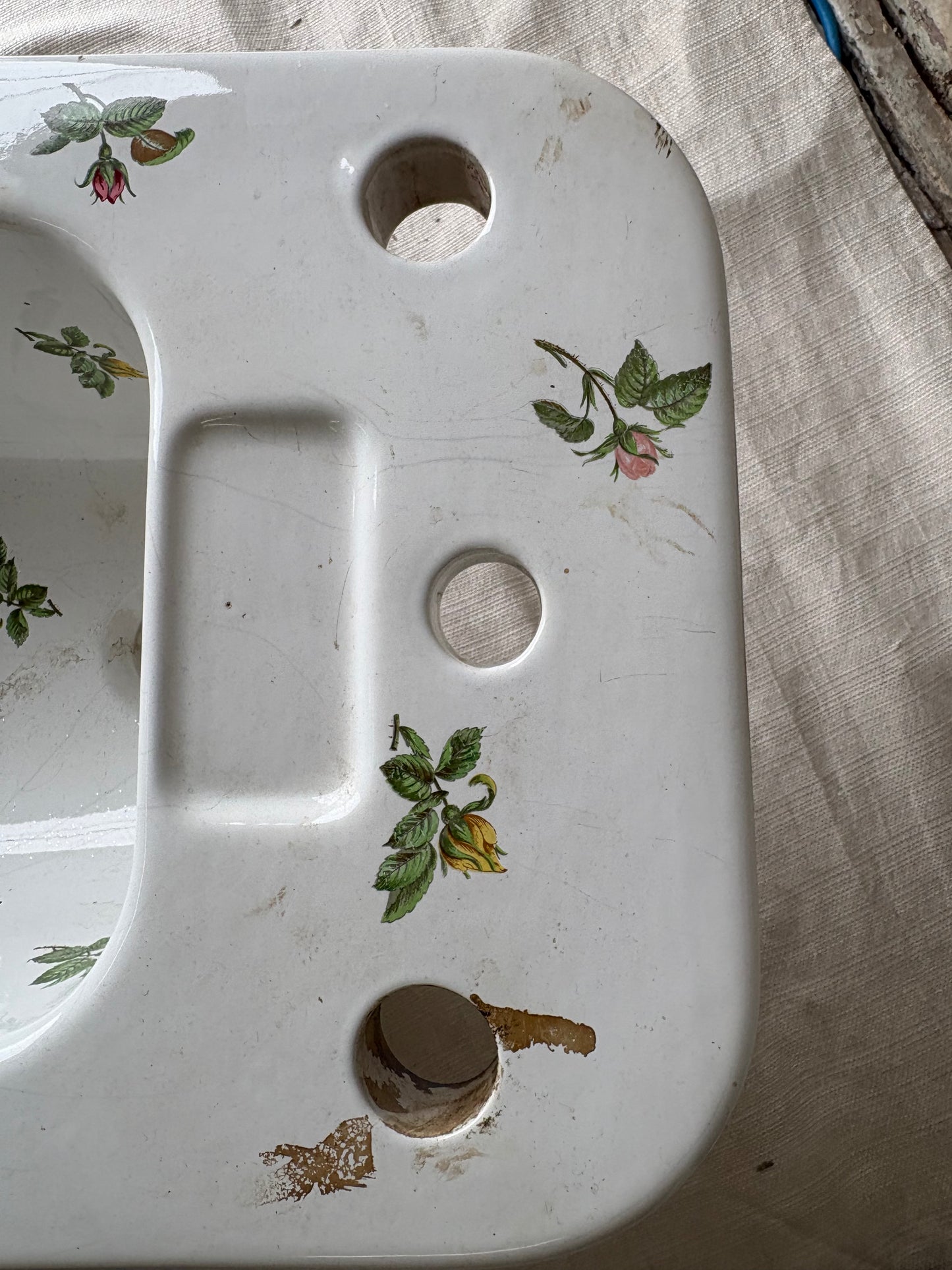 Rare Hand-Painted Floral Porcelain Bidet from the Estate of the Heiress to Macy’s