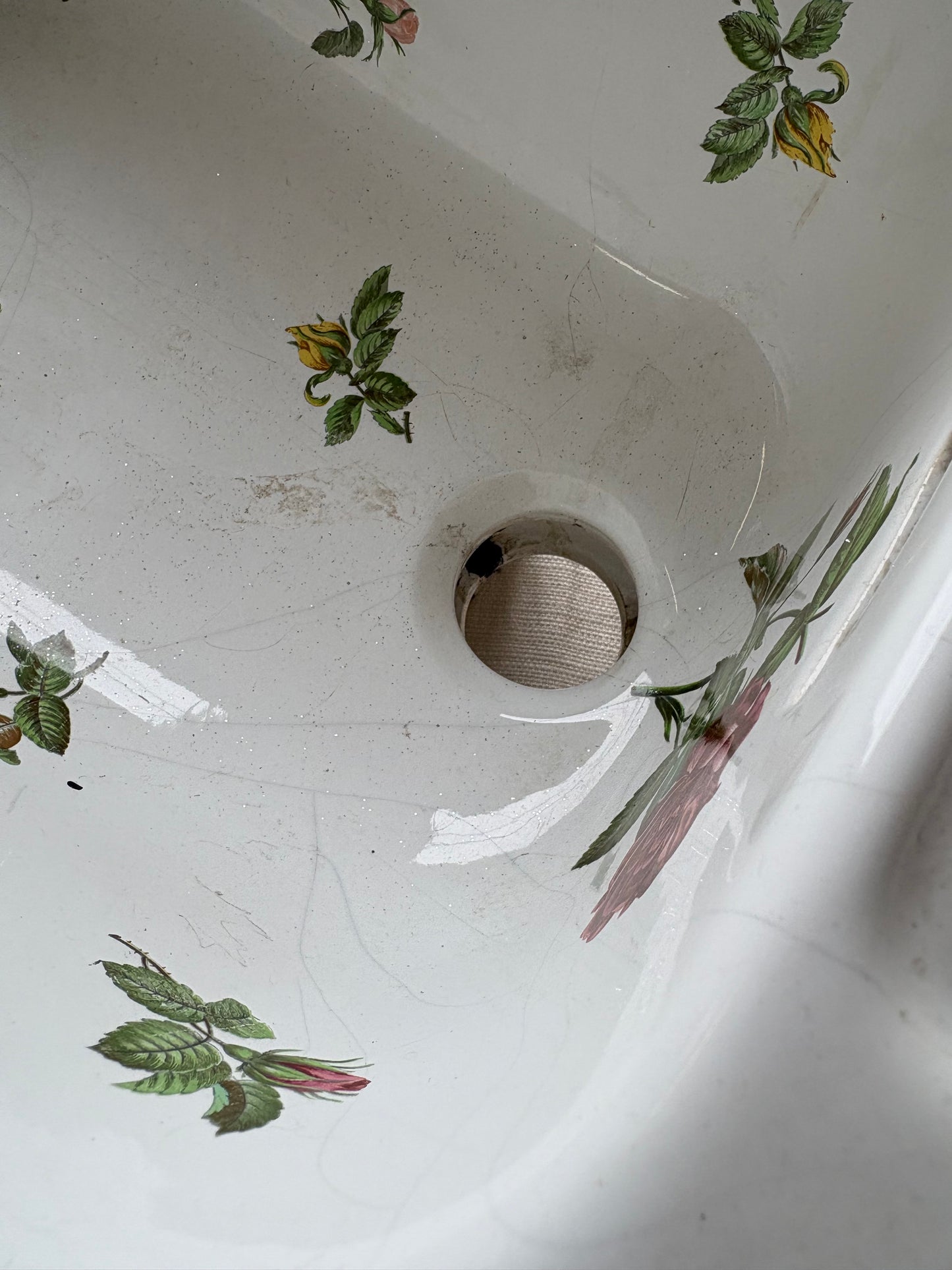 Rare Hand-Painted Floral Porcelain Bidet from the Estate of the Heiress to Macy’s