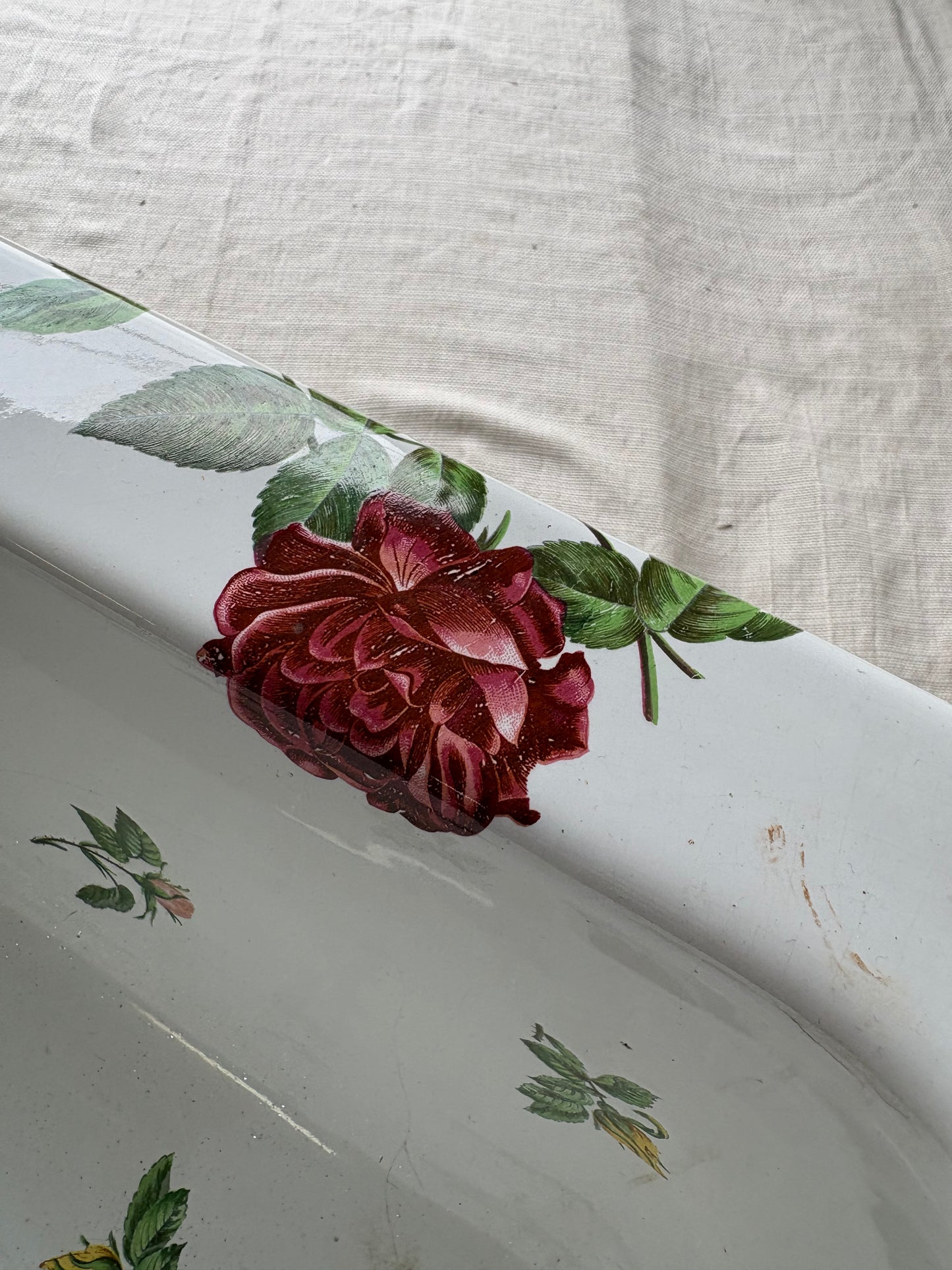 Rare Hand-Painted Floral Porcelain Bidet from the Estate of the Heiress to Macy’s