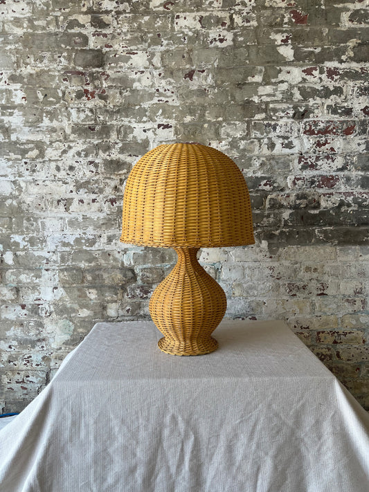 Large Wicker Lamp