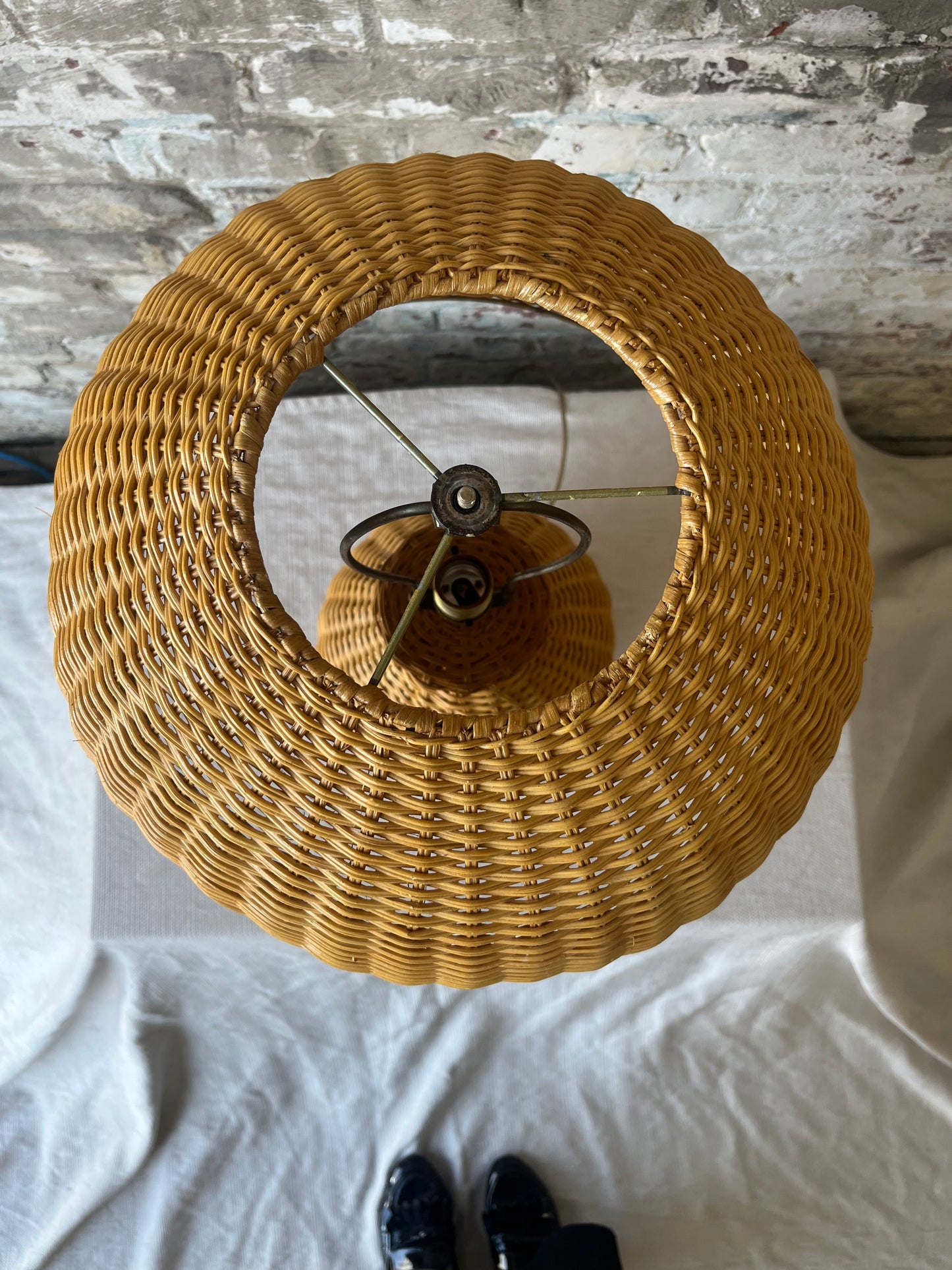 Large Wicker Lamp