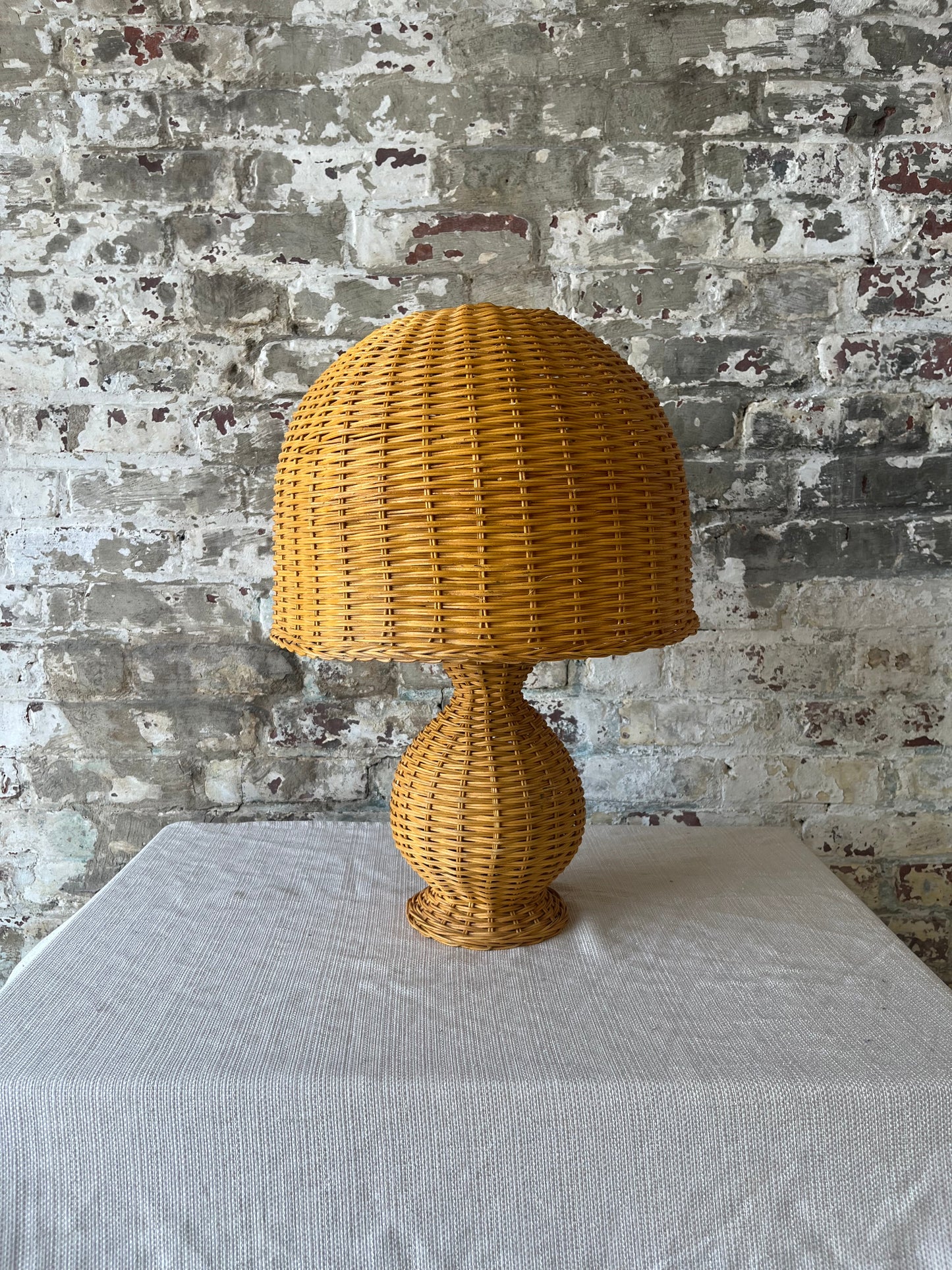 Small Wicker Lamp