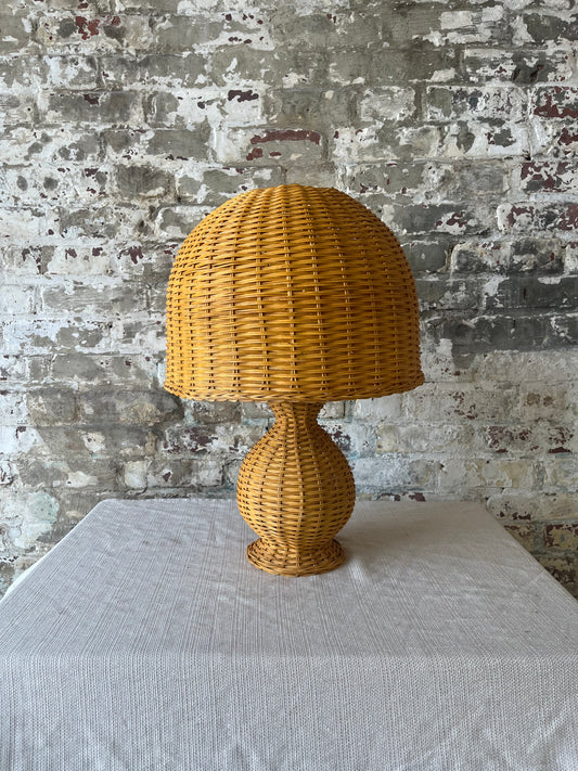 Small Wicker Lamp