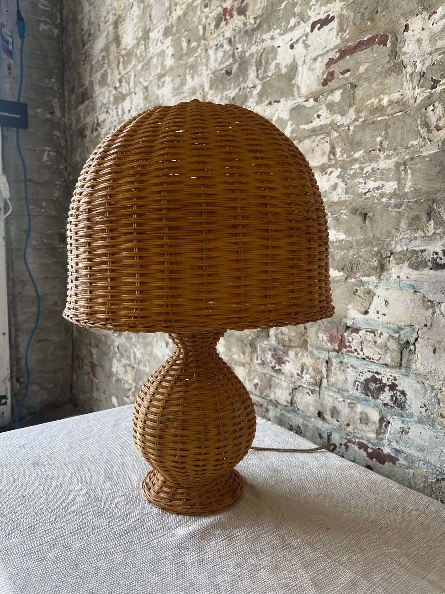 Small Wicker Lamp