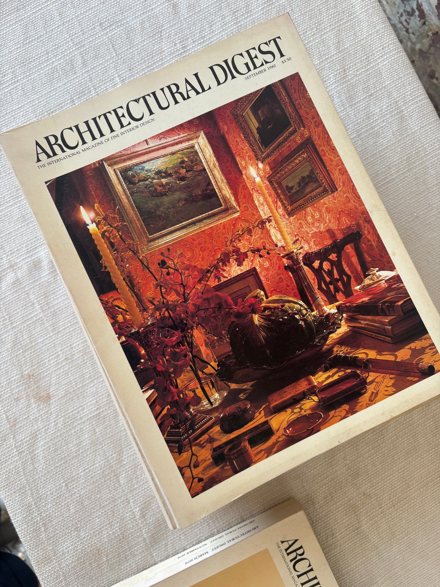 Vintage Architectural Digest Magazine Collection from the Estate of the Heiress to Macy’s