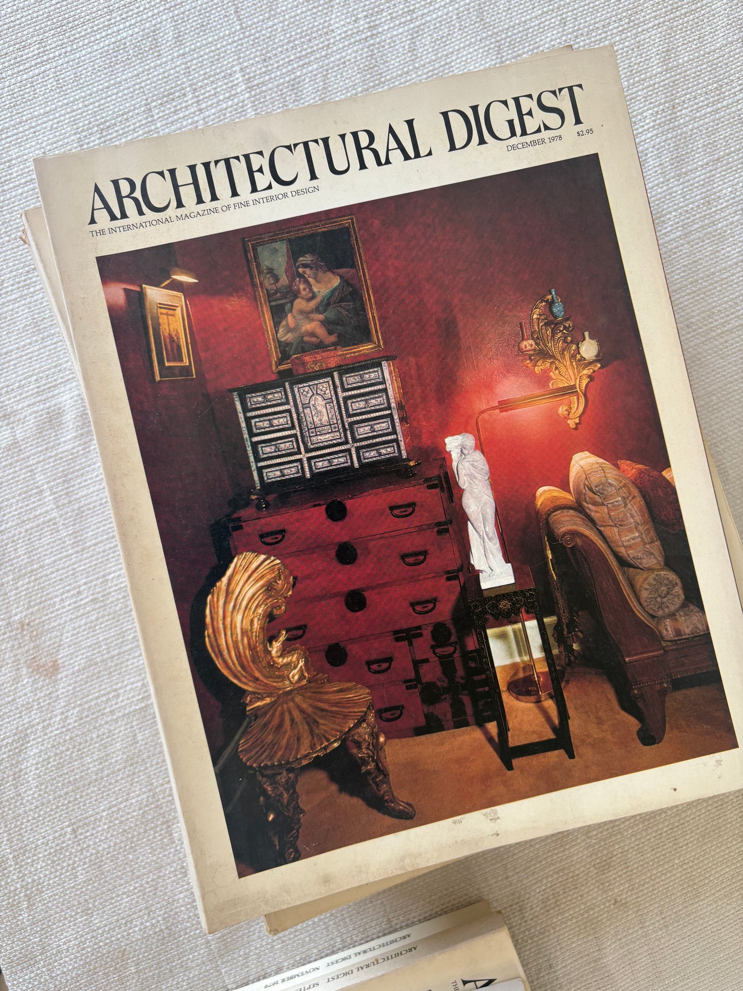 Vintage Architectural Digest Magazine Collection from the Estate of the Heiress to Macy’s
