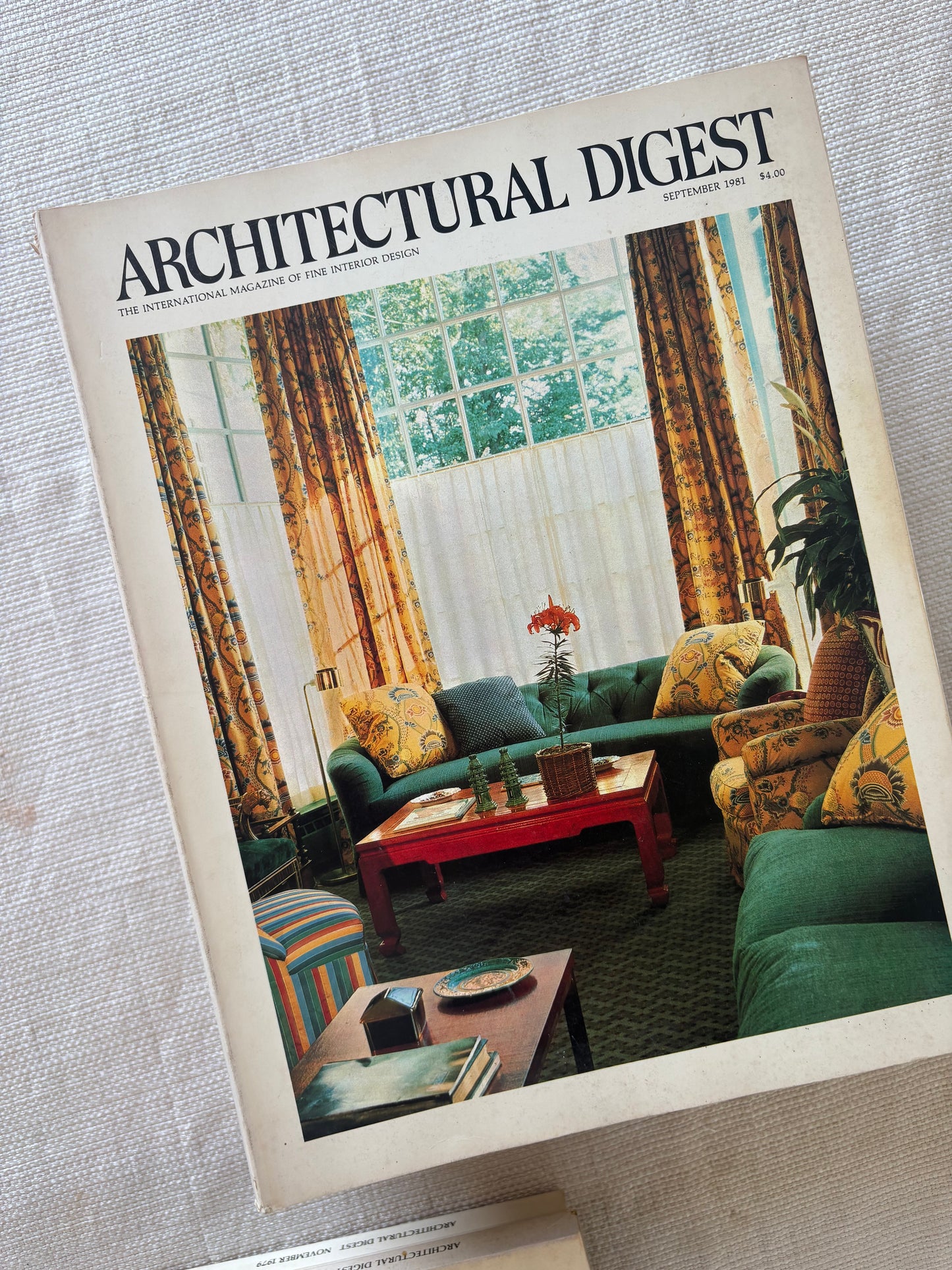 Vintage Architectural Digest Magazine Collection from the Estate of the Heiress to Macy’s