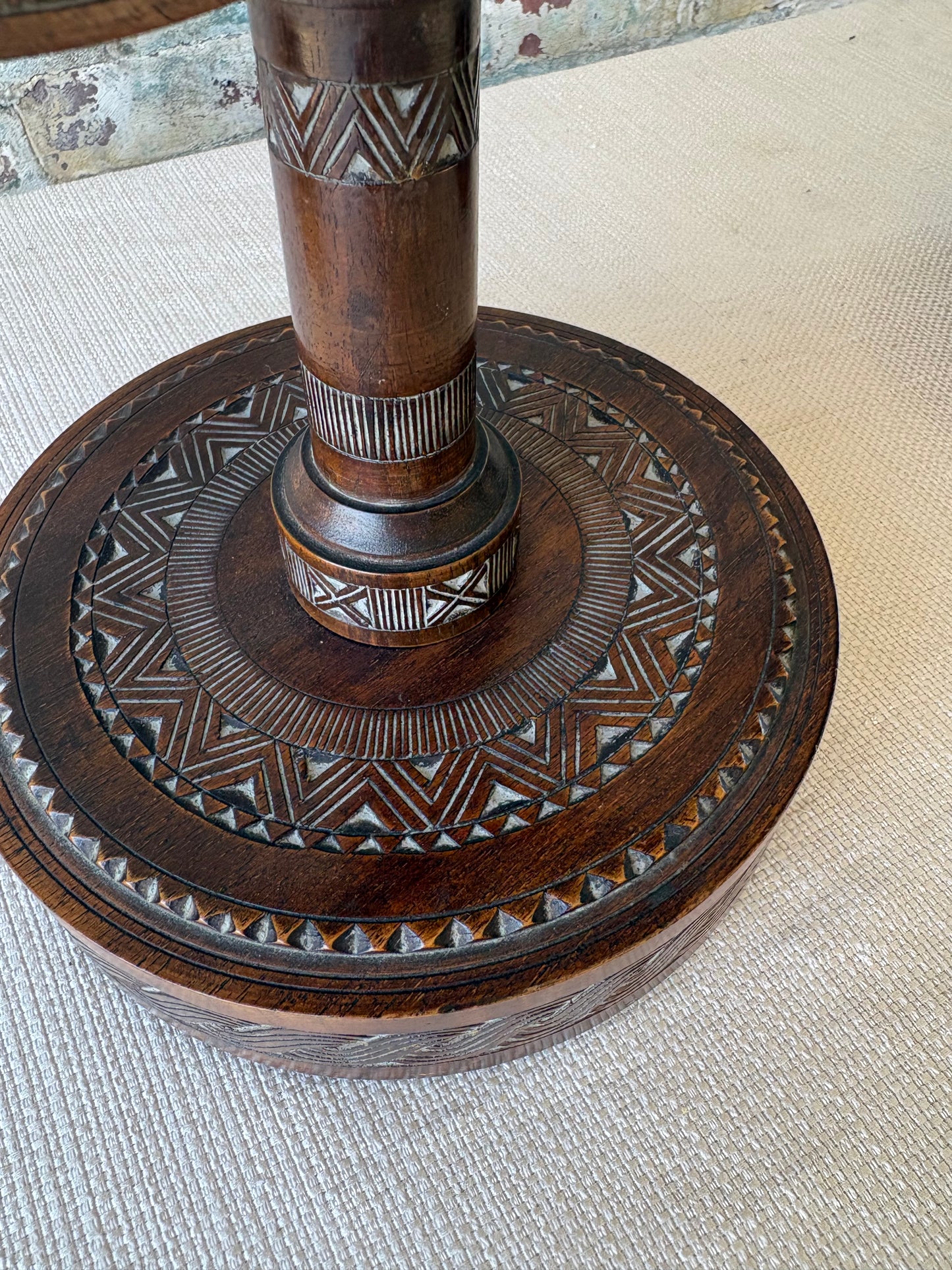 Antique Eastlake Carved Wood Candelabras – Pair