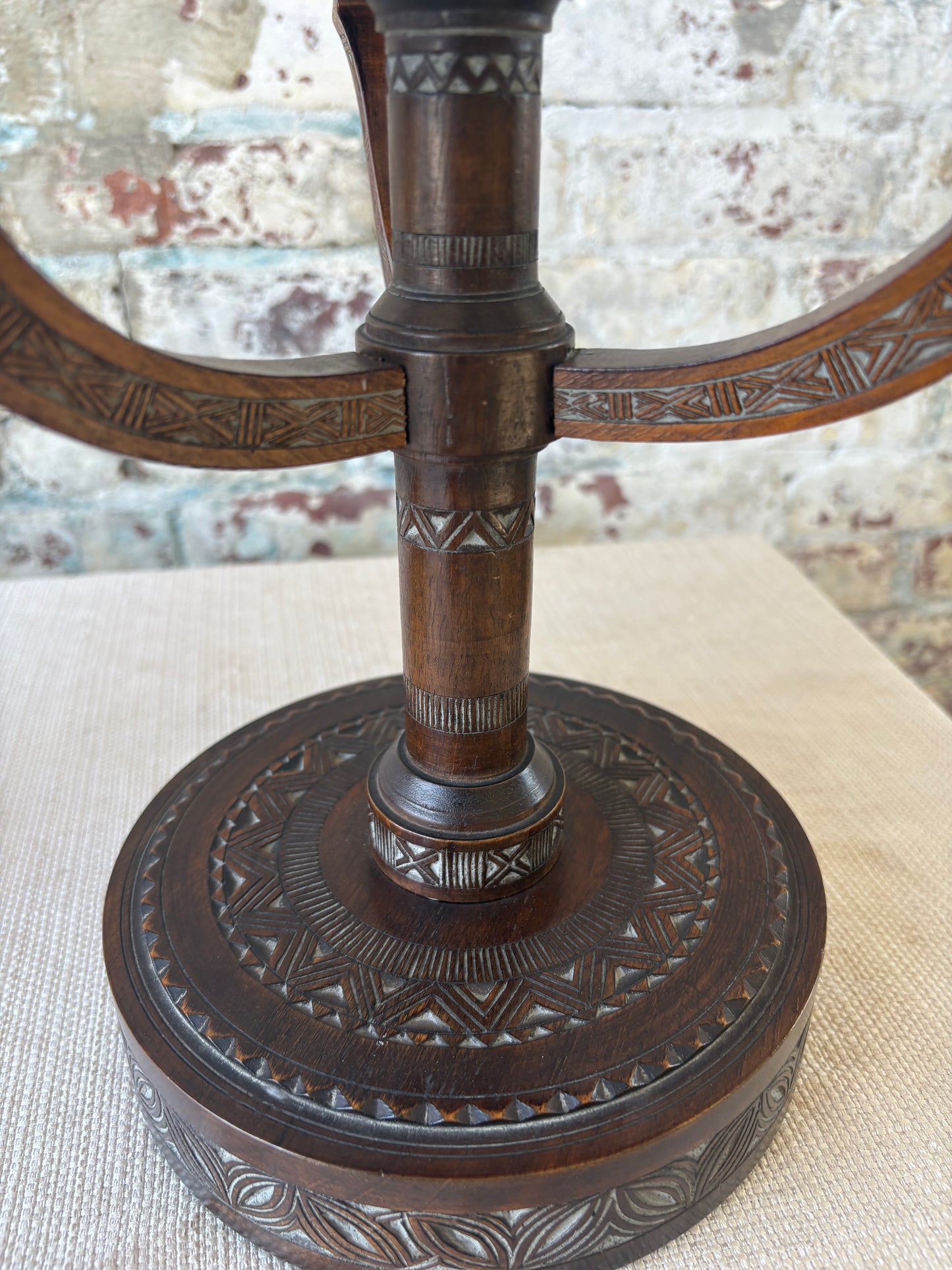 Antique Eastlake Carved Wood Candelabras – Pair