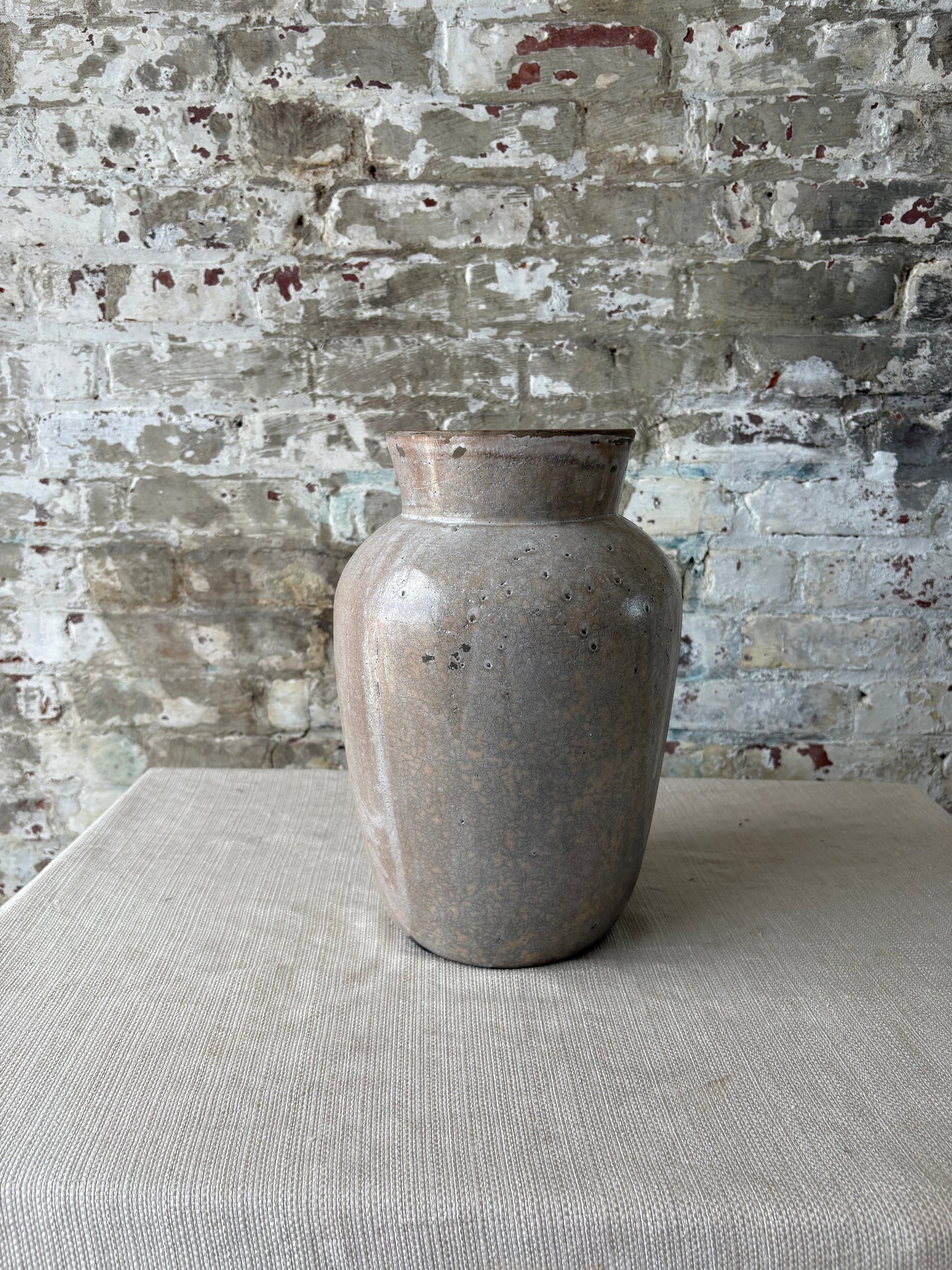 Oaxaca Tibon Glaze Vase / Handcrafted Artisan Ceramic Vessel