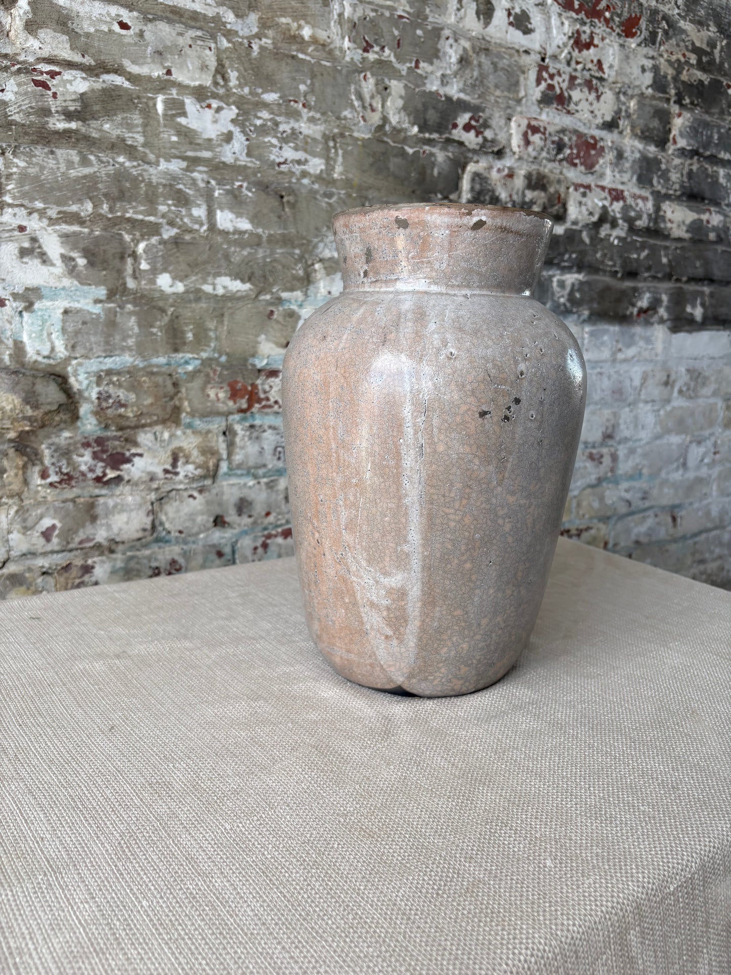 Oaxaca Tibon Glaze Vase / Handcrafted Artisan Ceramic Vessel