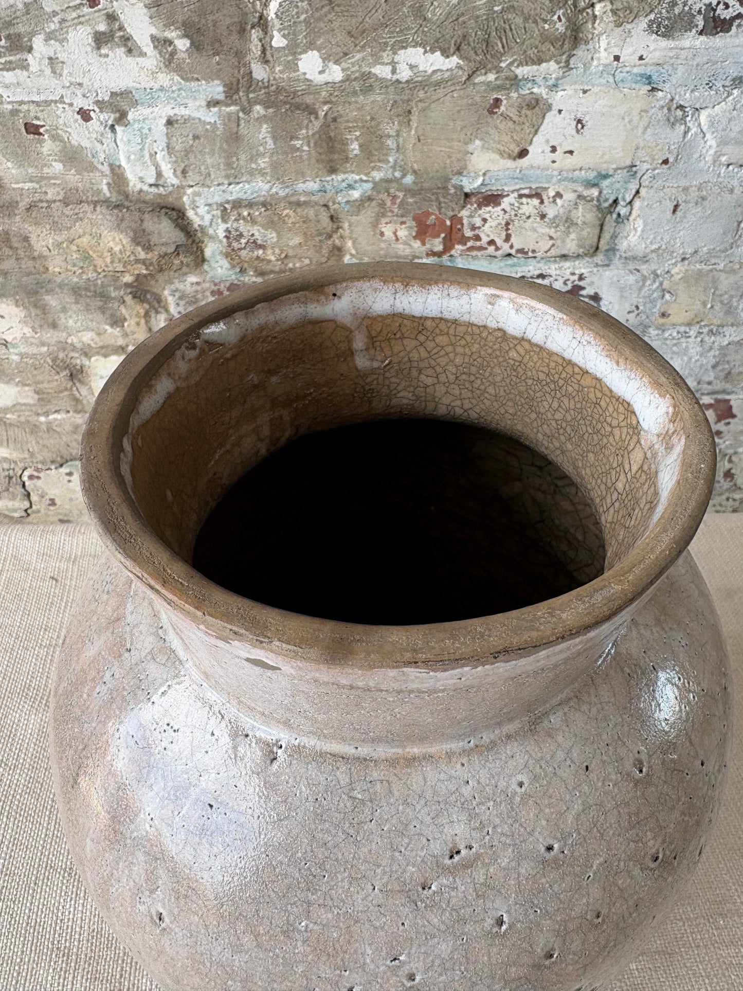 Oaxaca Tibon Glaze Vase / Handcrafted Artisan Ceramic Vessel