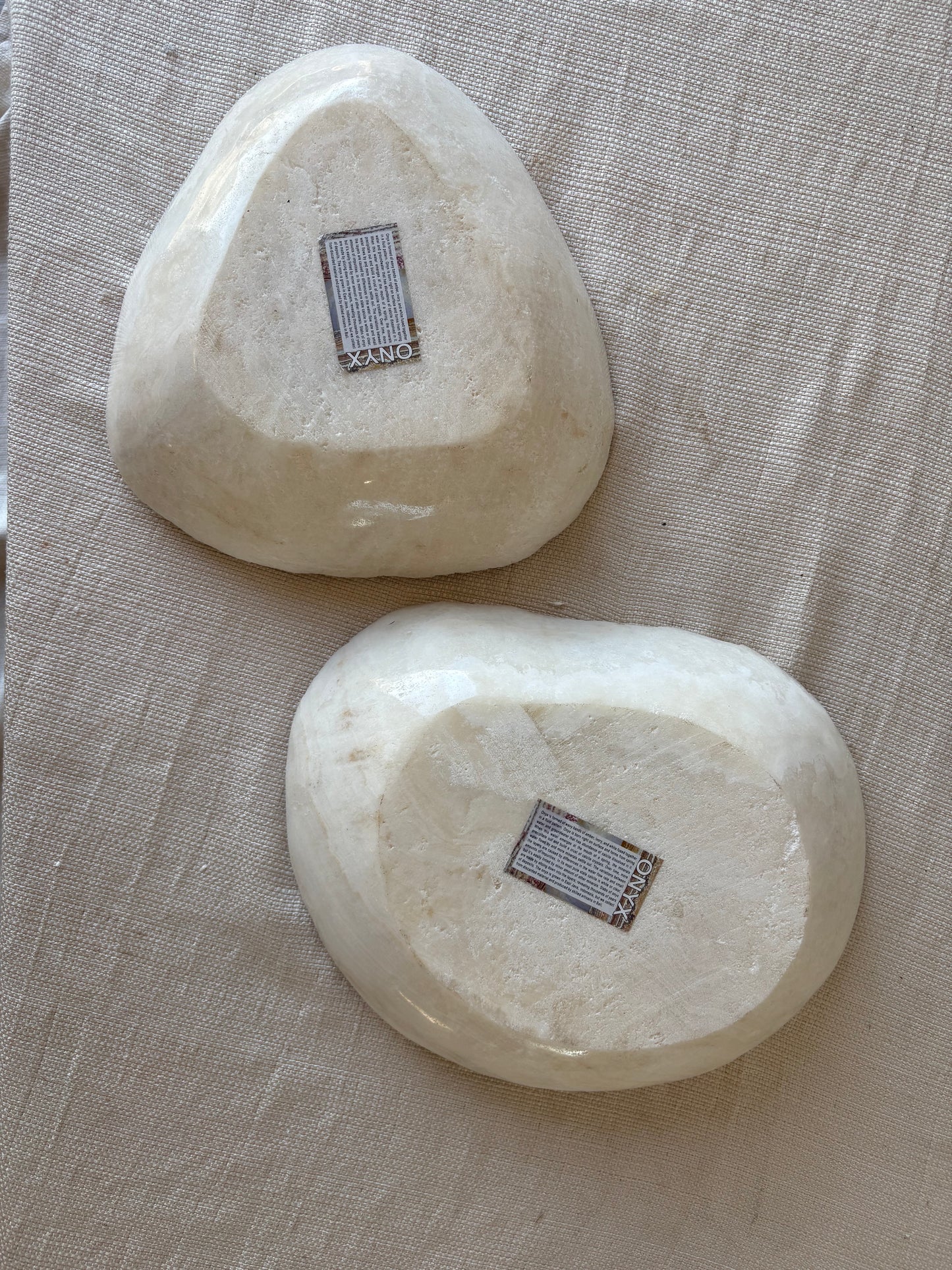 Raw Edge White Onyx Bowl [2 available]