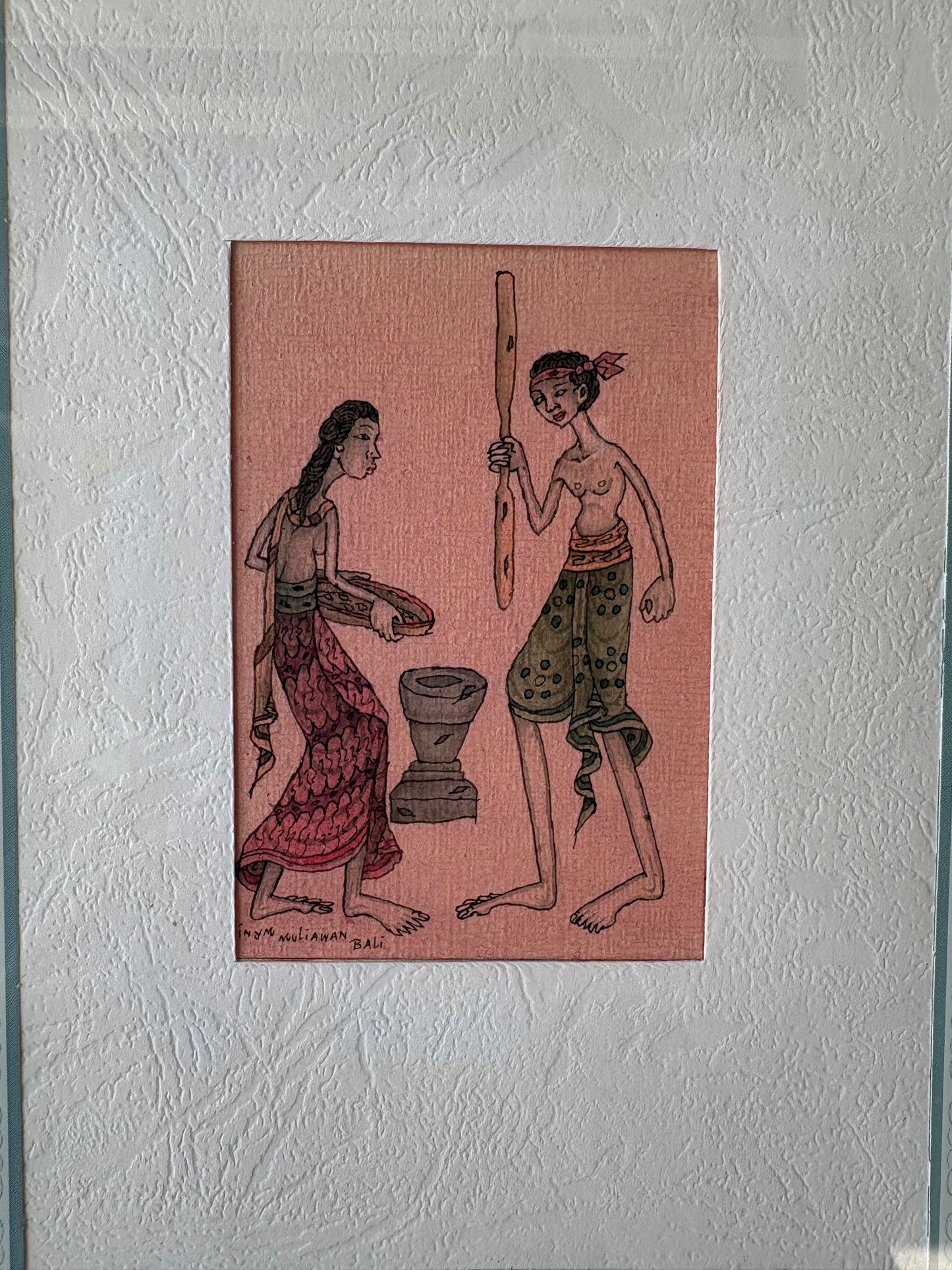 Vintage Framed Indian Miniature Style Prints – Set of 3