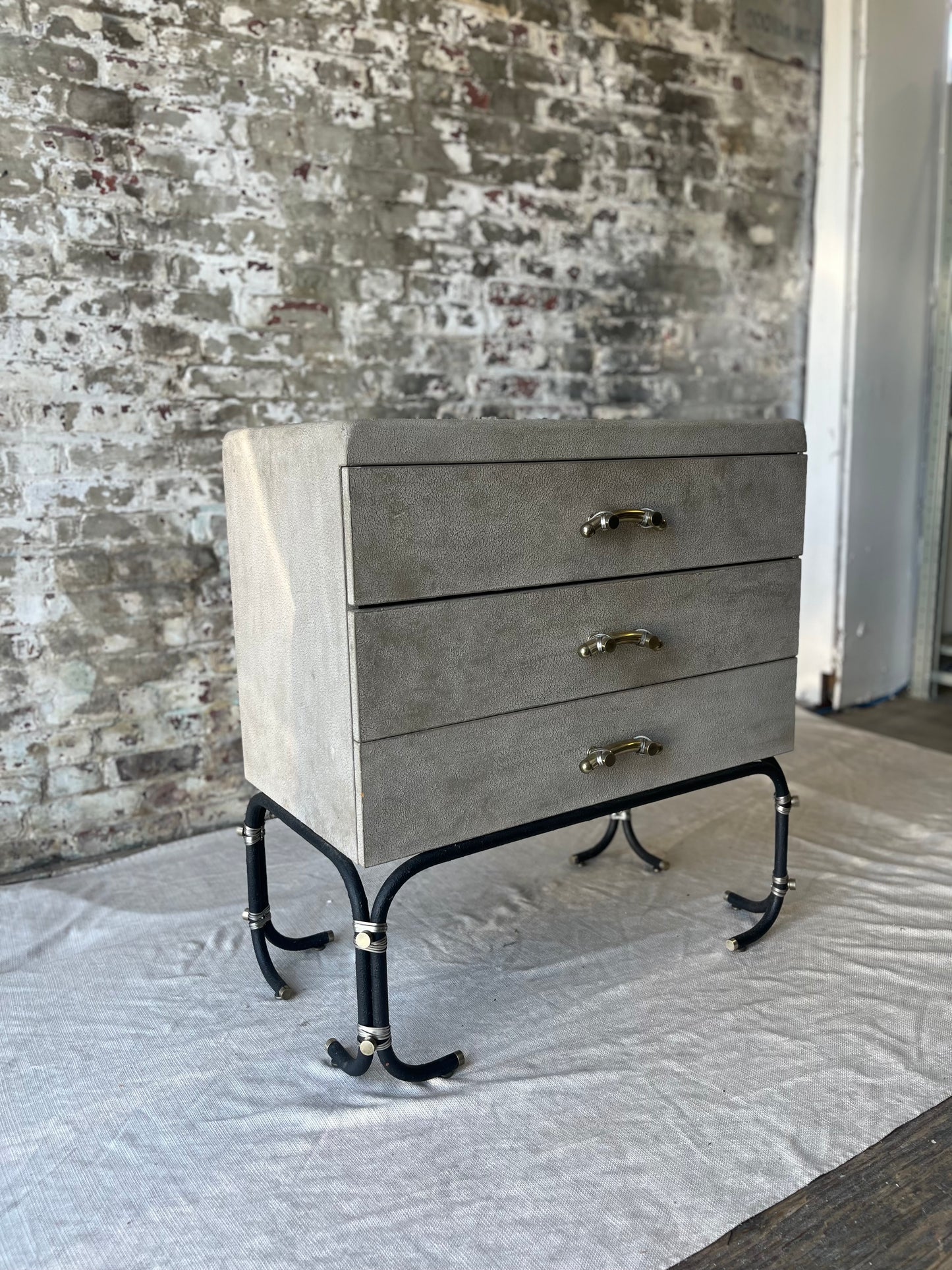 One of A Kind Painted Side Table