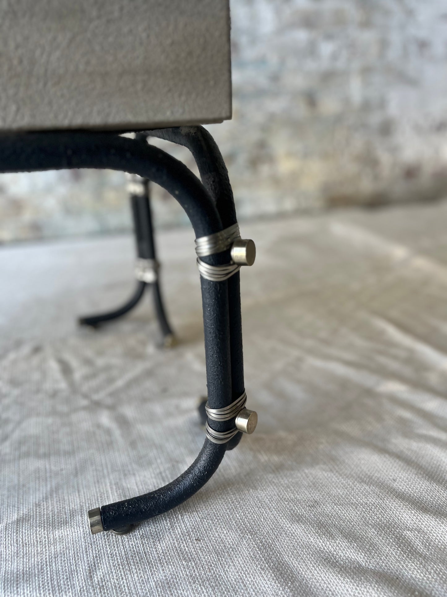 One of A Kind Painted Side Table