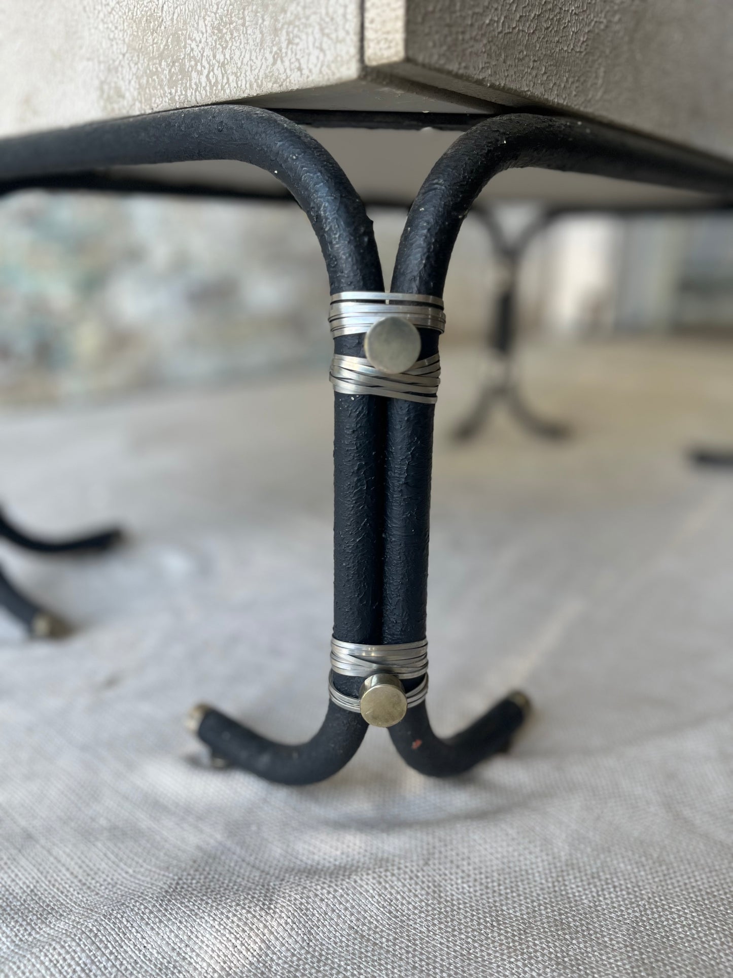 One of A Kind Painted Side Table