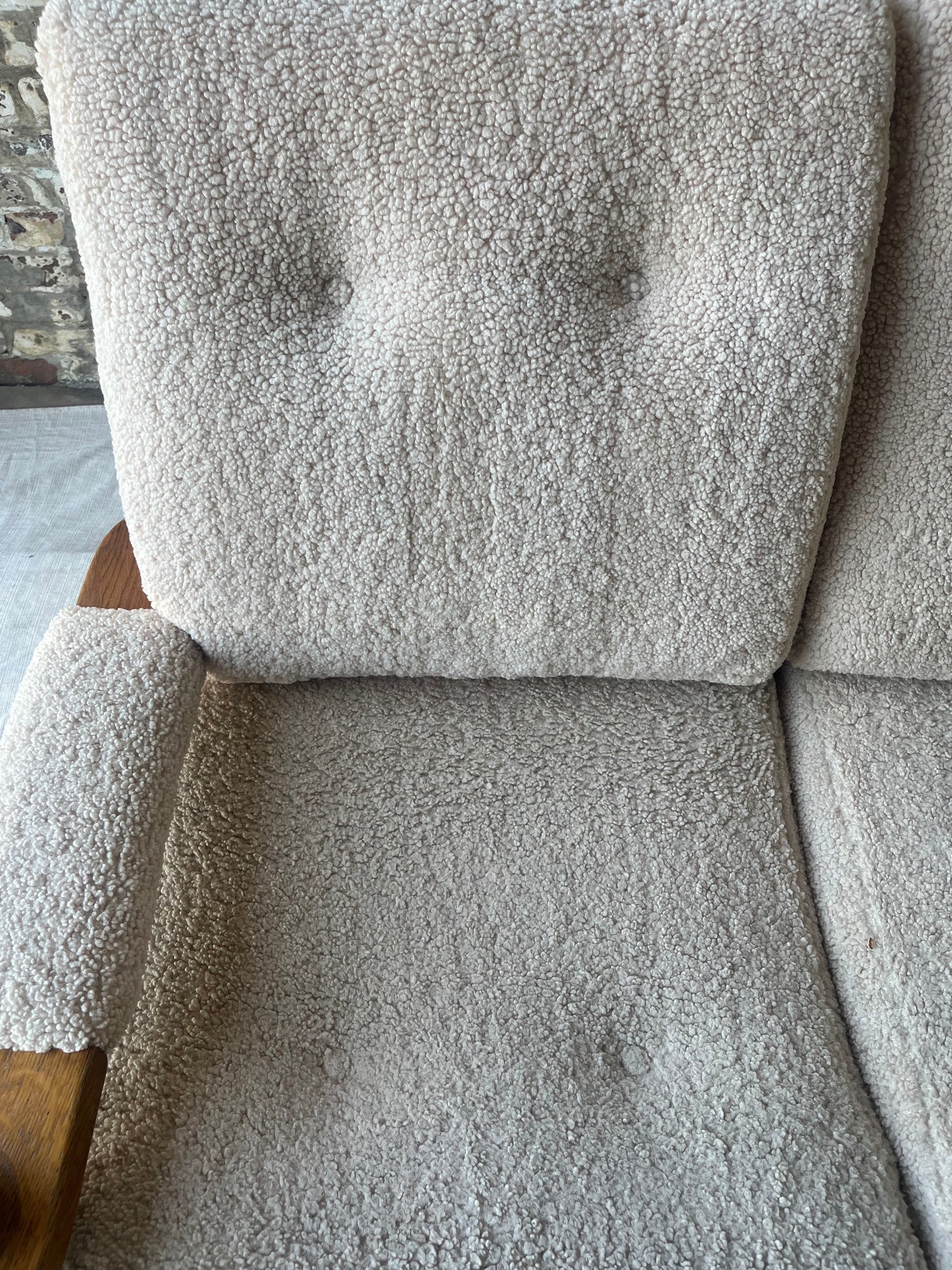 MCM Boucle Love Seat