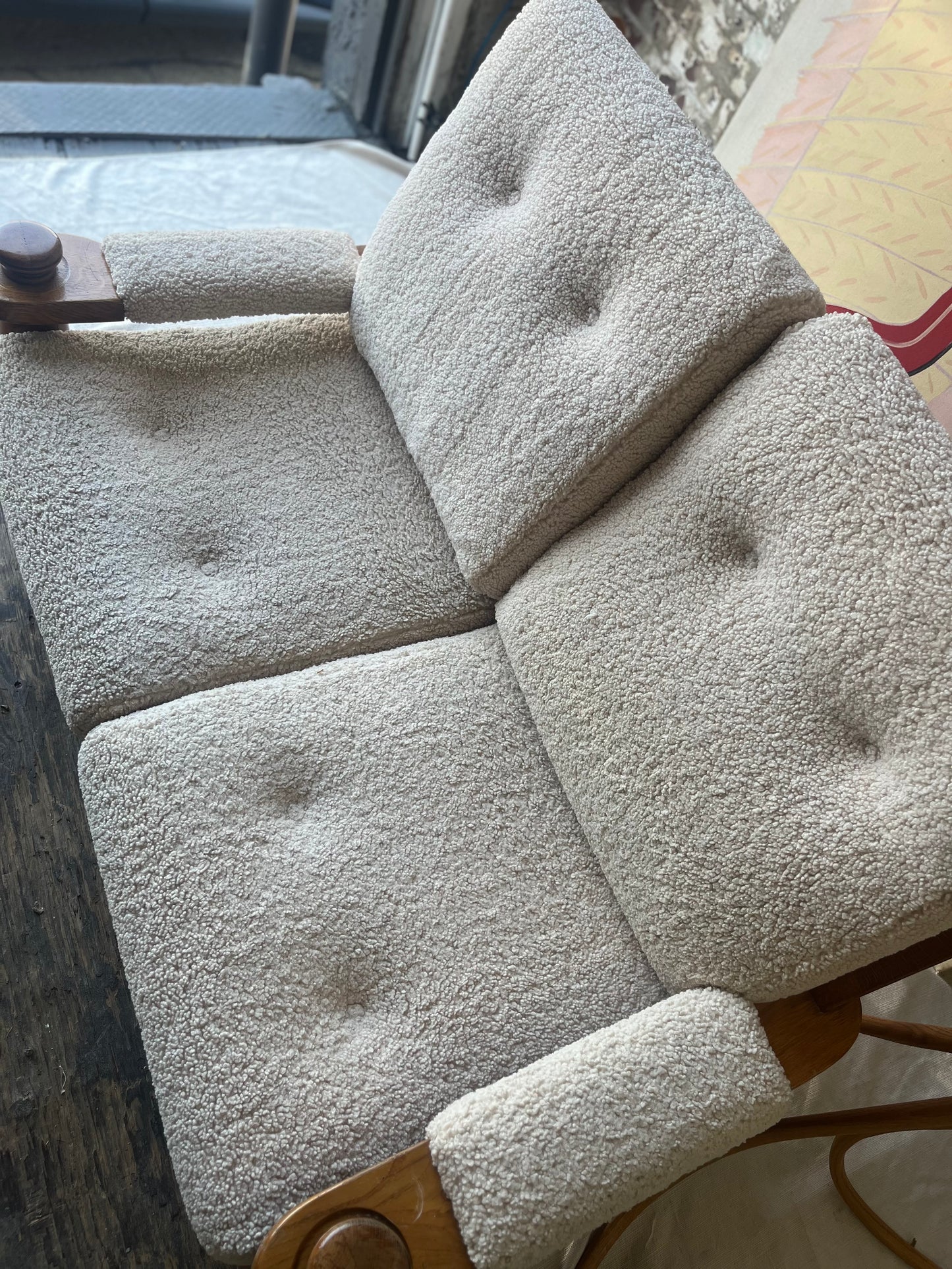 MCM Boucle Love Seat